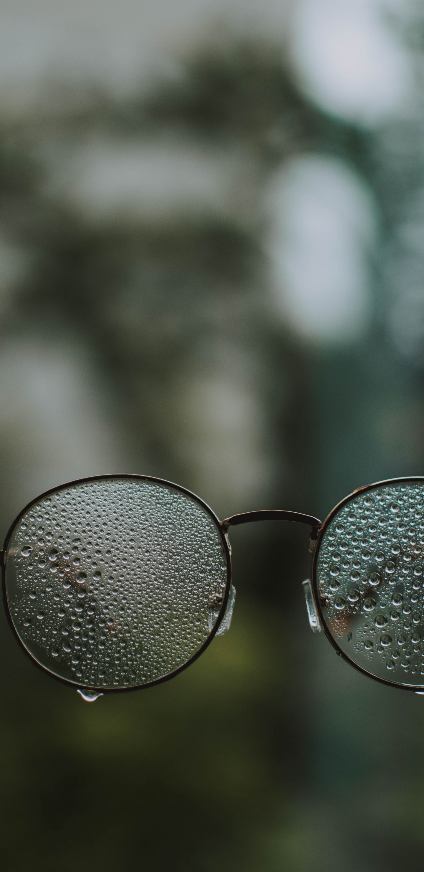 Silver Framed Aviator Style Sunglasses. Wallpaper in 1440x2960 Resolution