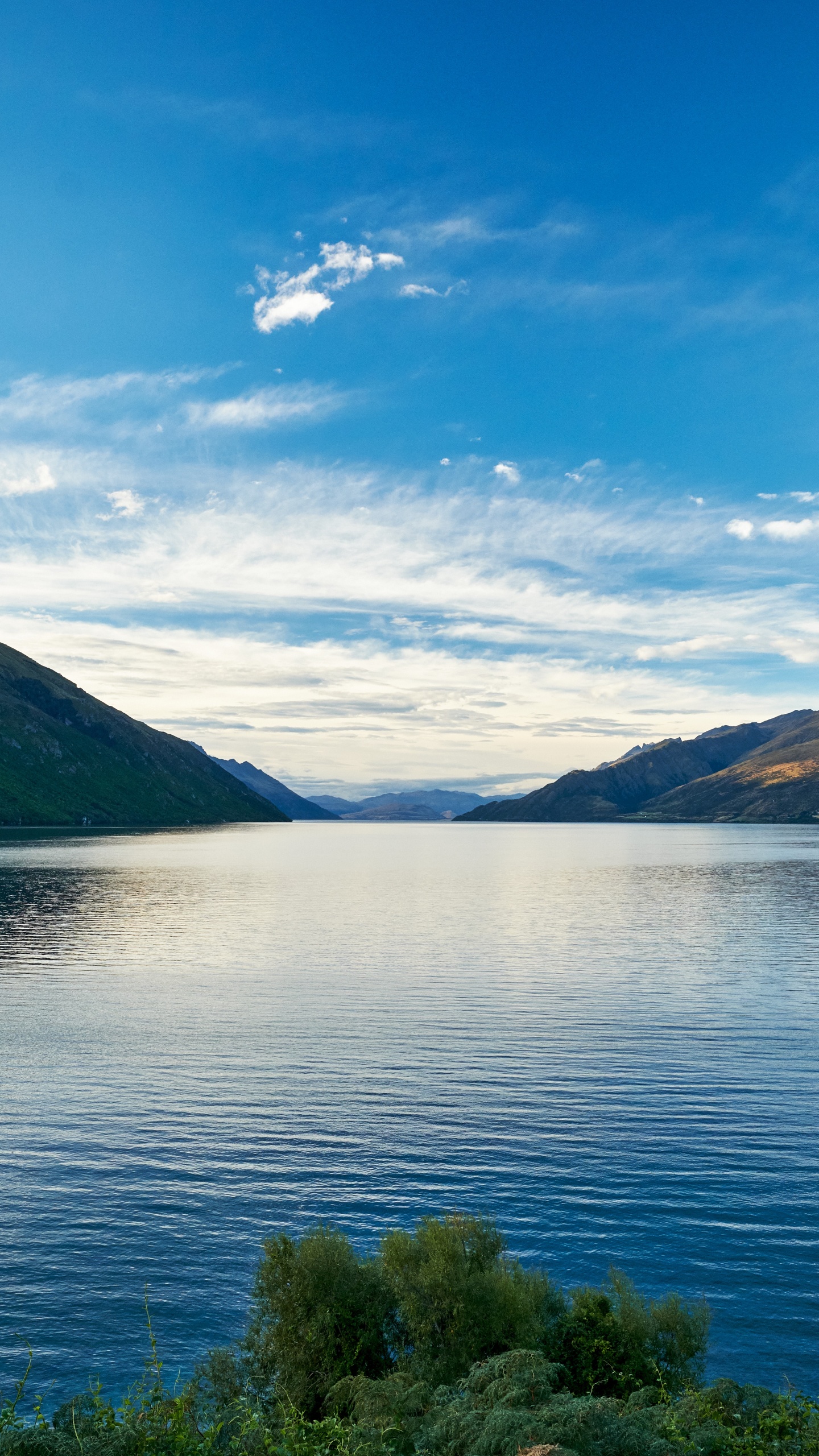 Body of Water, Highland, Nature, Water, Lake. Wallpaper in 1440x2560 Resolution