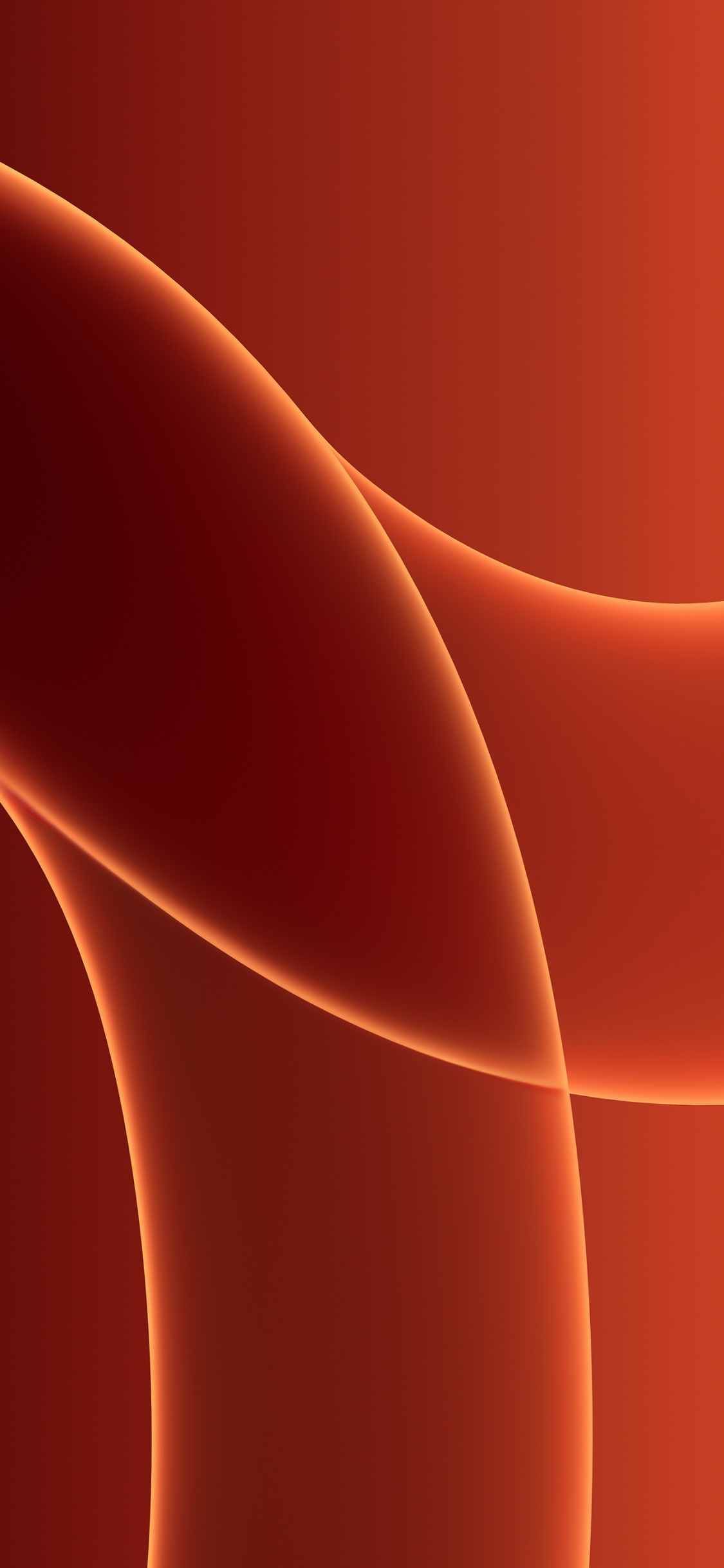 Dark Orange Color Matching Wallpaper for IMac 2021 for IPhone. Wallpaper in 1125x2436 Resolution