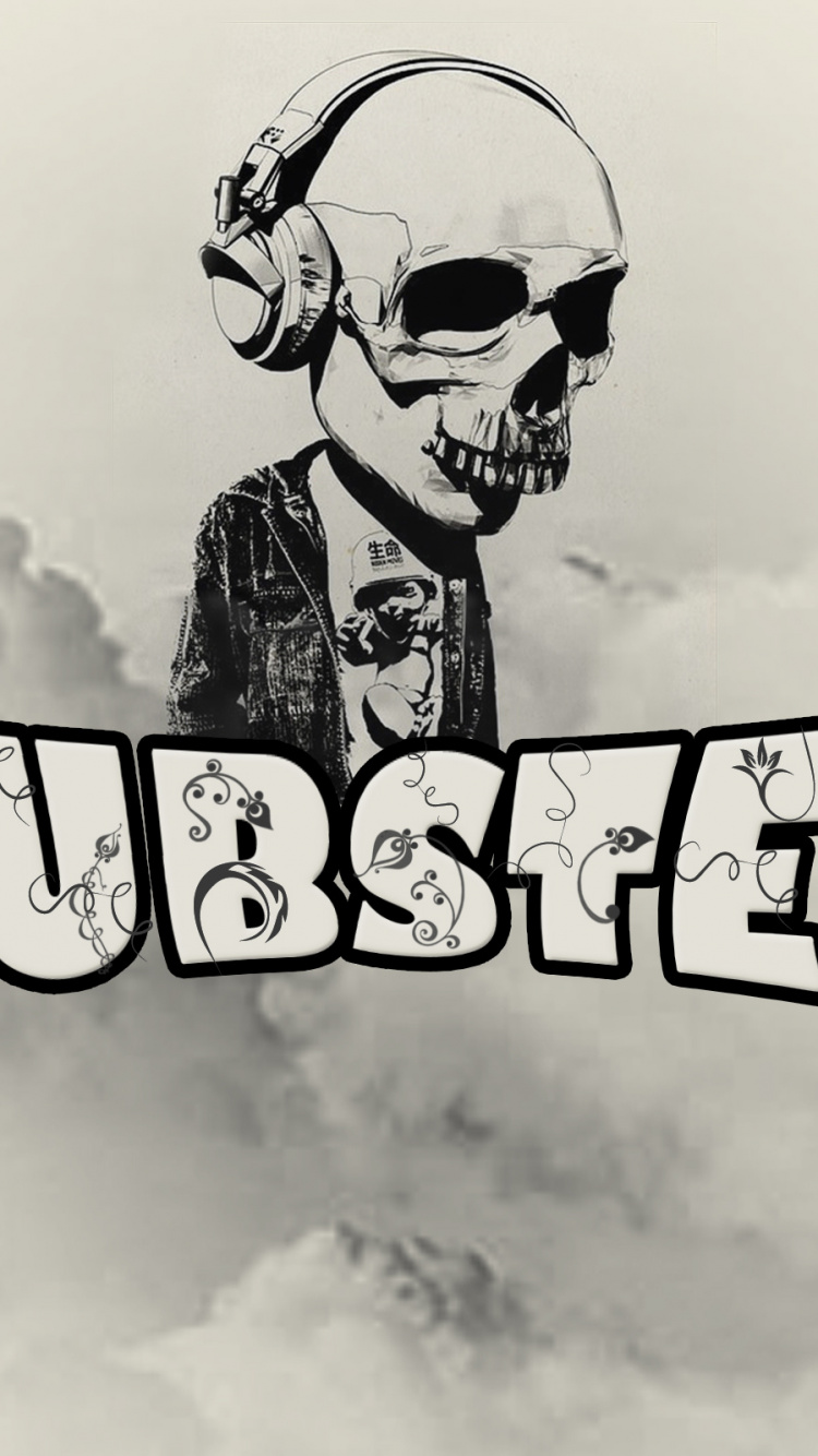 Drawing, Dubstep, Graphic Design, Illustration, Text. Wallpaper in 750x1334 Resolution