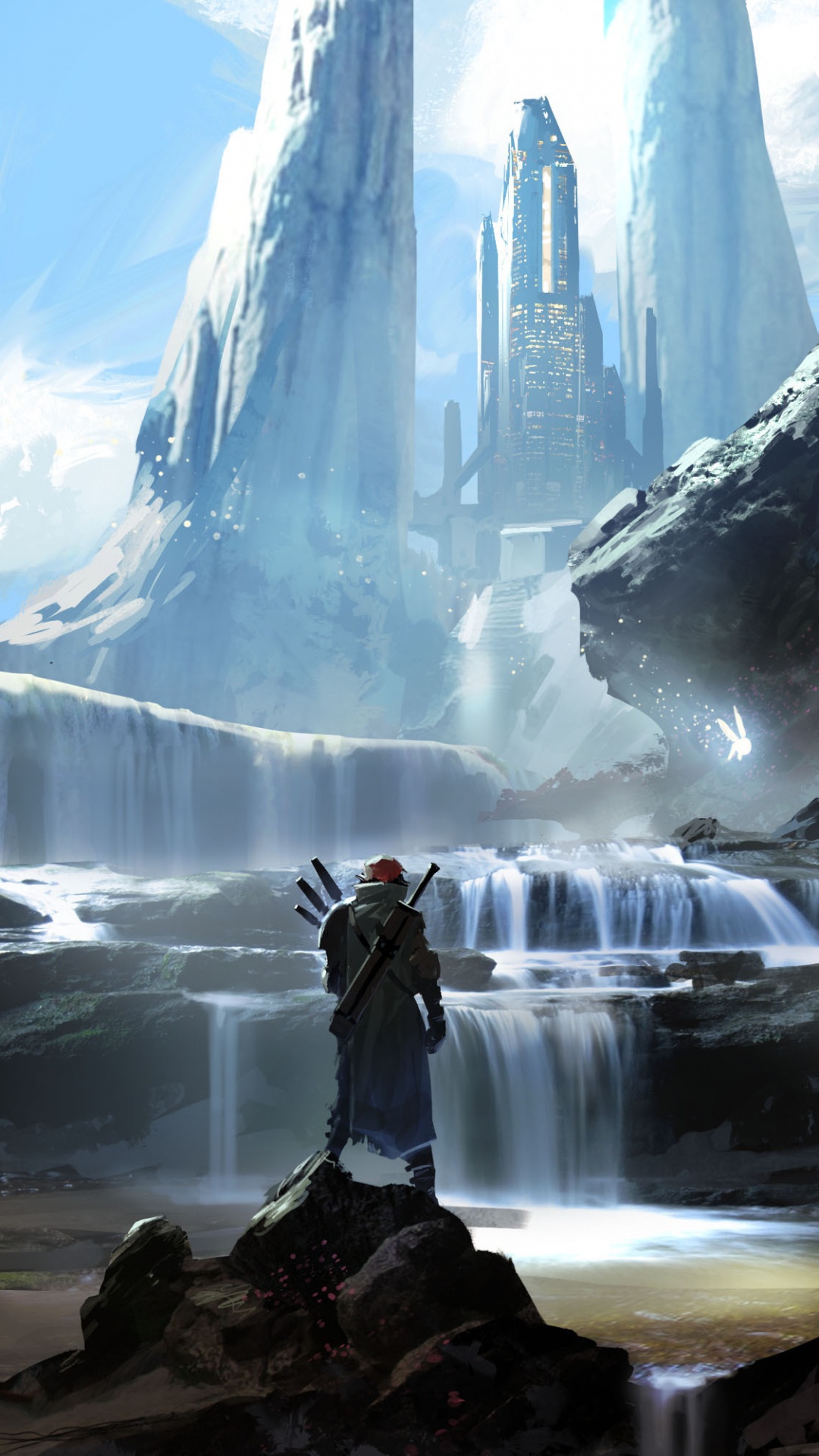 Flores Rosadas en Jarrón de Cerámica Blanca. Wallpaper in 1080x1920 Resolution