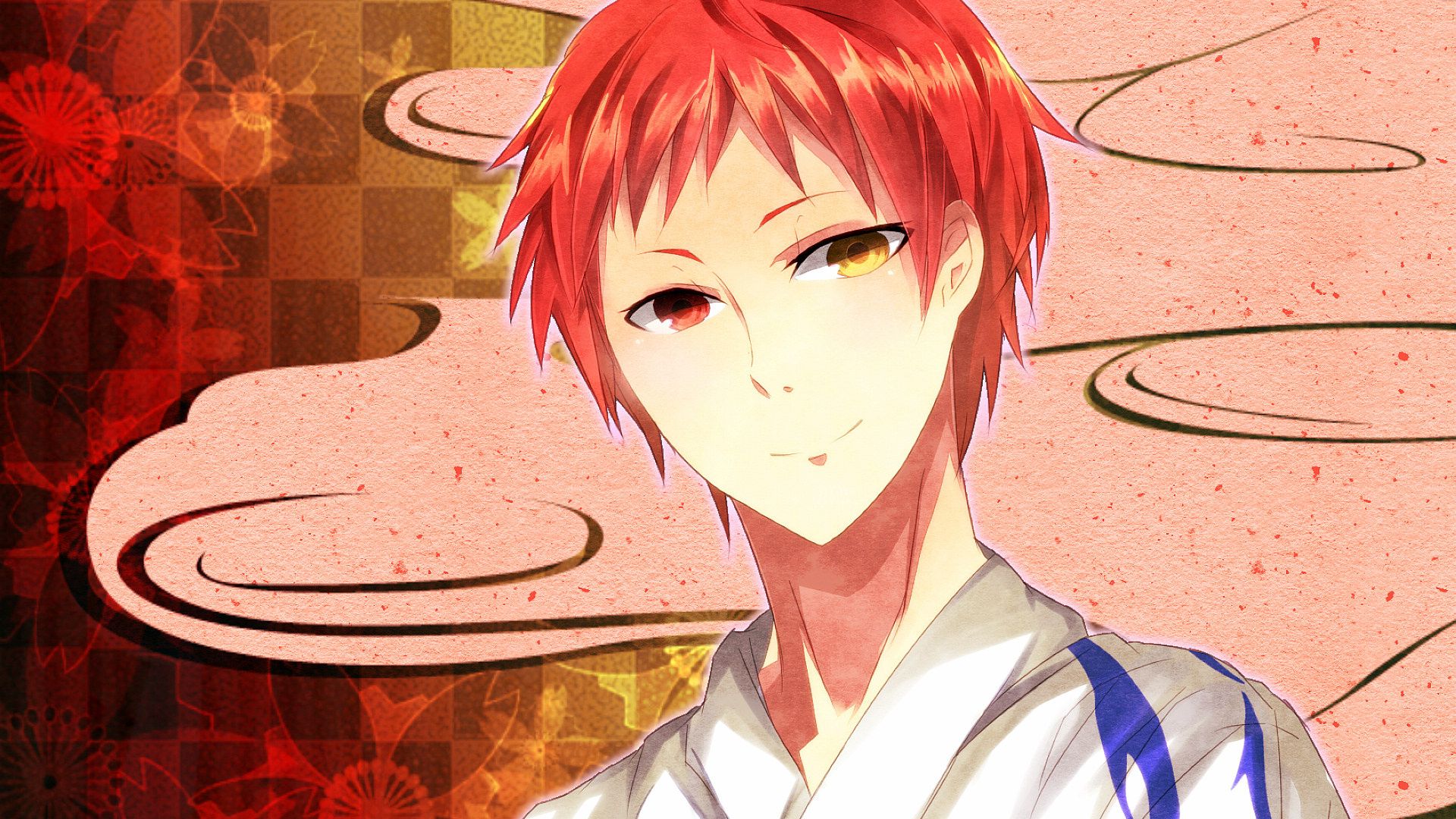 Personnage D'anime Masculin Aux Cheveux Rouges. Wallpaper in 1920x1080 Resolution