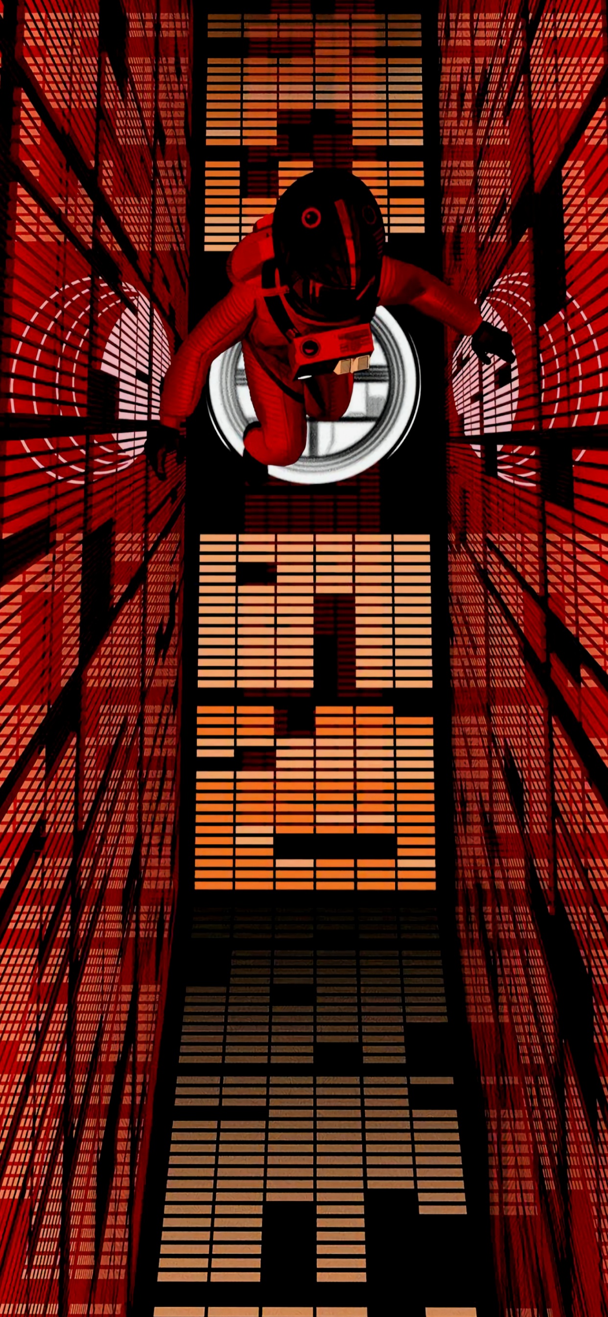 la Ciencia Ficción, Cartel, Cartel de la Película, Naranja, Rojo. Wallpaper in 1242x2688 Resolution