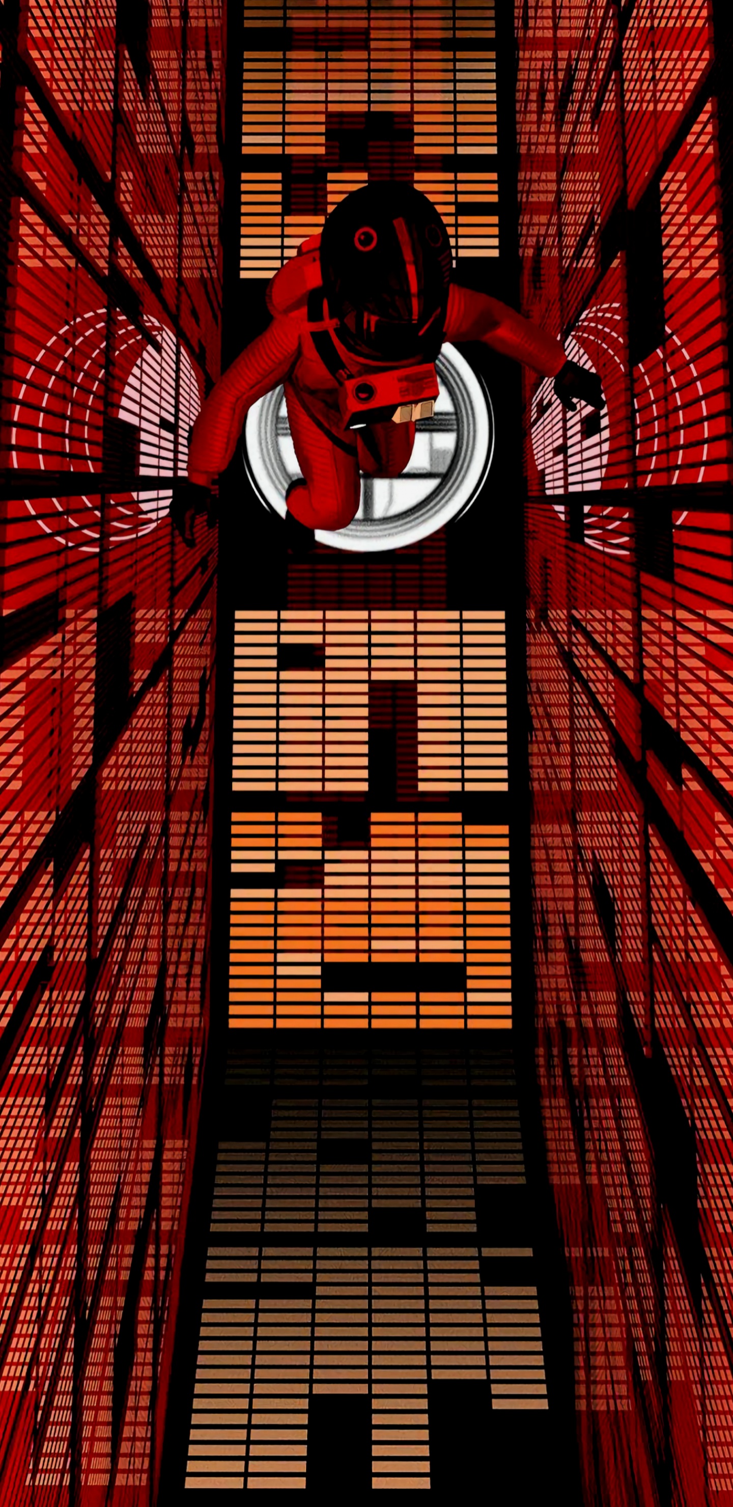 la Science-fiction, Affiche, Affiche du Film., Orange, Red. Wallpaper in 1440x2960 Resolution