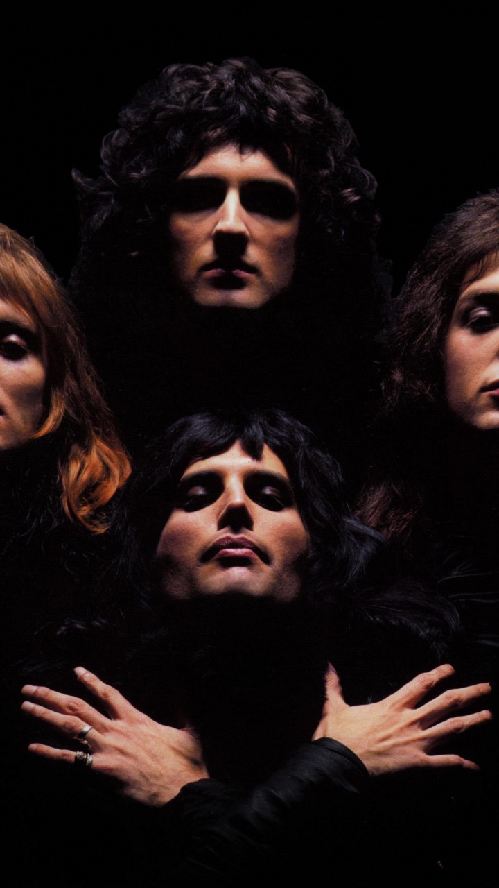 Bohemian Rhapsody, Freddie Mercury, Rami Malek, Queen, Darkness. Wallpaper in 720x1280 Resolution