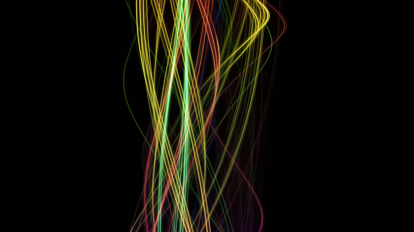 Blaues Rotes Und Gelbes Licht. Wallpaper in 1366x768 Resolution