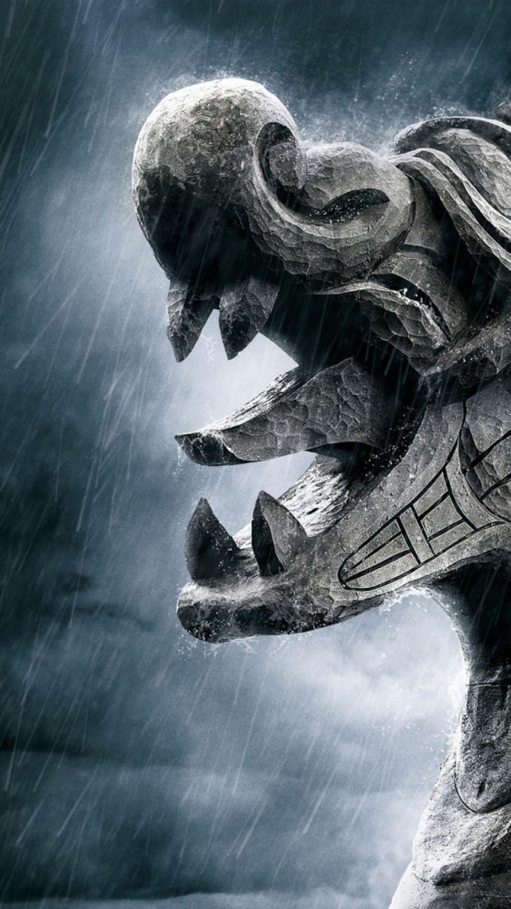 Black and White Dragon Illustration. Wallpaper in 720x1280 Resolution