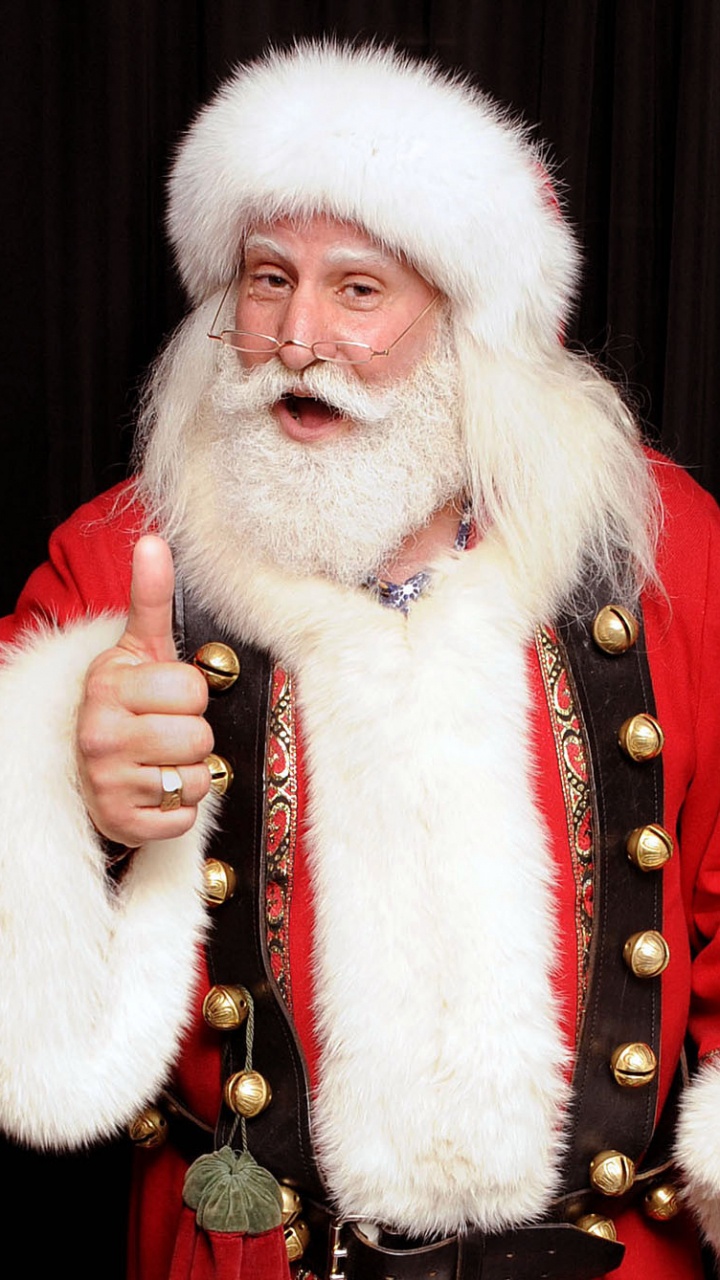 Santa Claus, El Día De Navidad, Polo Norte, Reno, Navidad. Wallpaper in 720x1280 Resolution