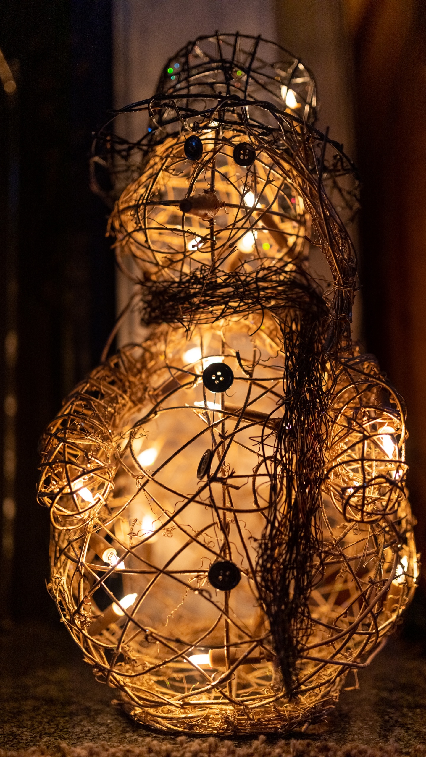 Brown Metal Framed Glass Chandelier. Wallpaper in 1440x2560 Resolution