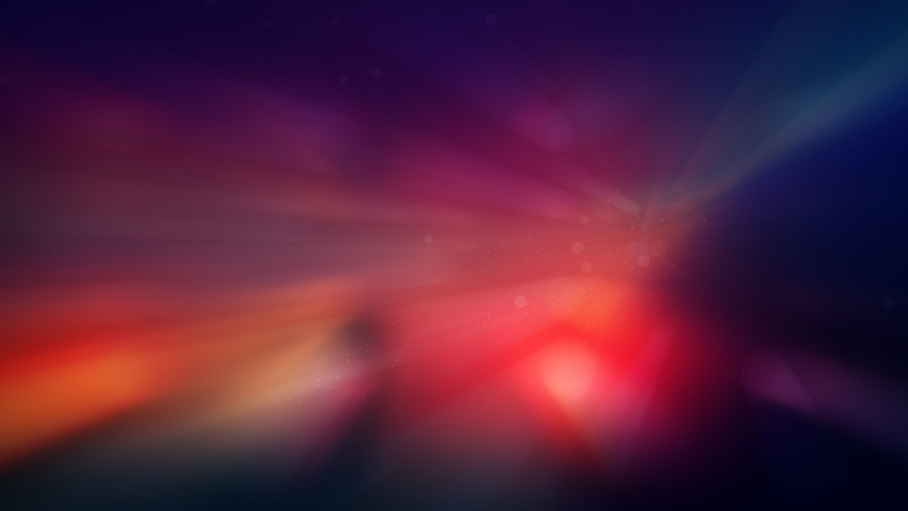 Lumière Orange et Bleue Dans Une Pièce Sombre. Wallpaper in 1280x720 Resolution