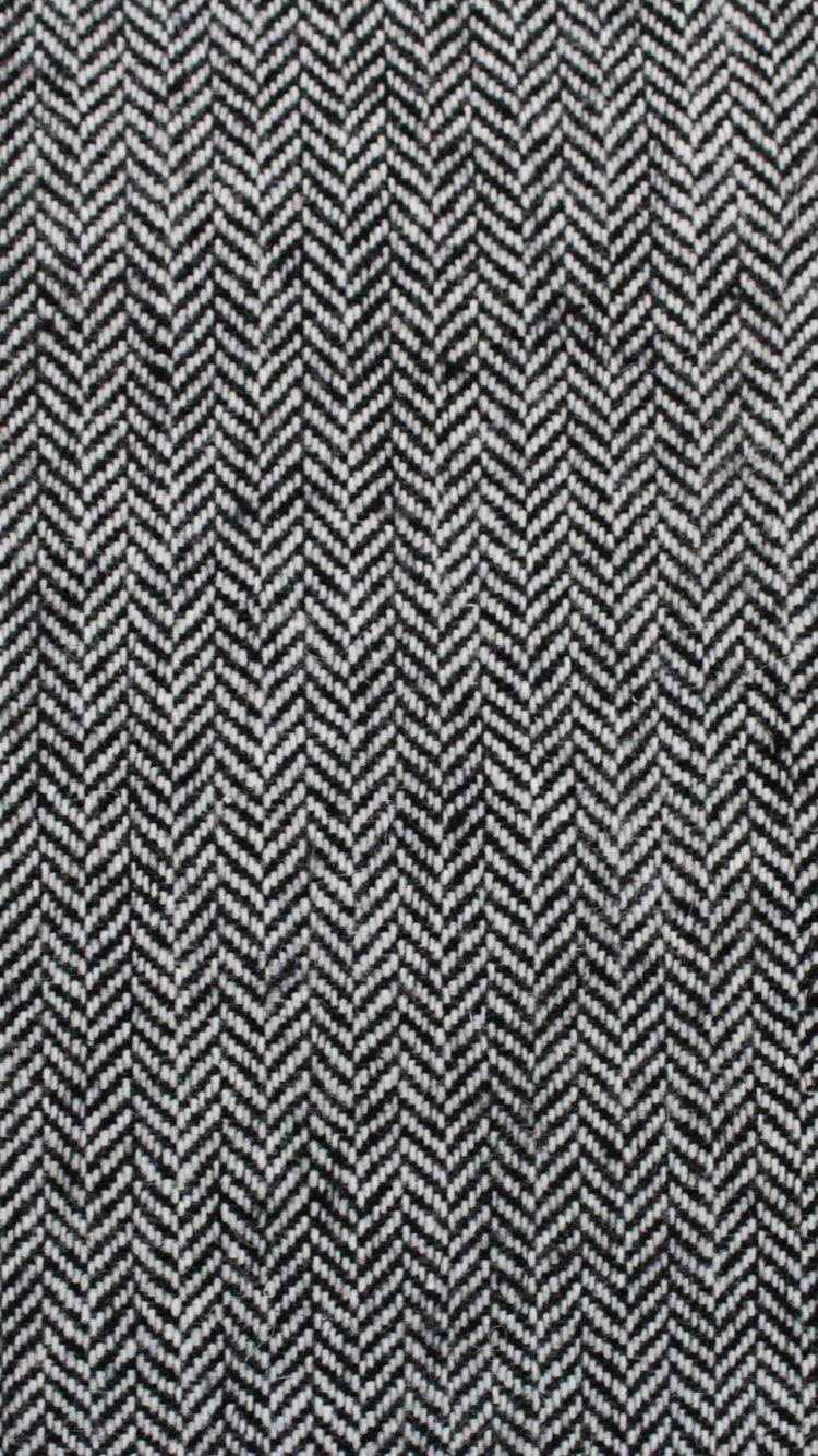 Textile Rayé Noir et Blanc. Wallpaper in 750x1334 Resolution