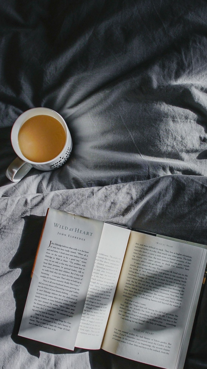 Book, Coffee, Tea, Tableware, Drinkware. Wallpaper in 720x1280 Resolution