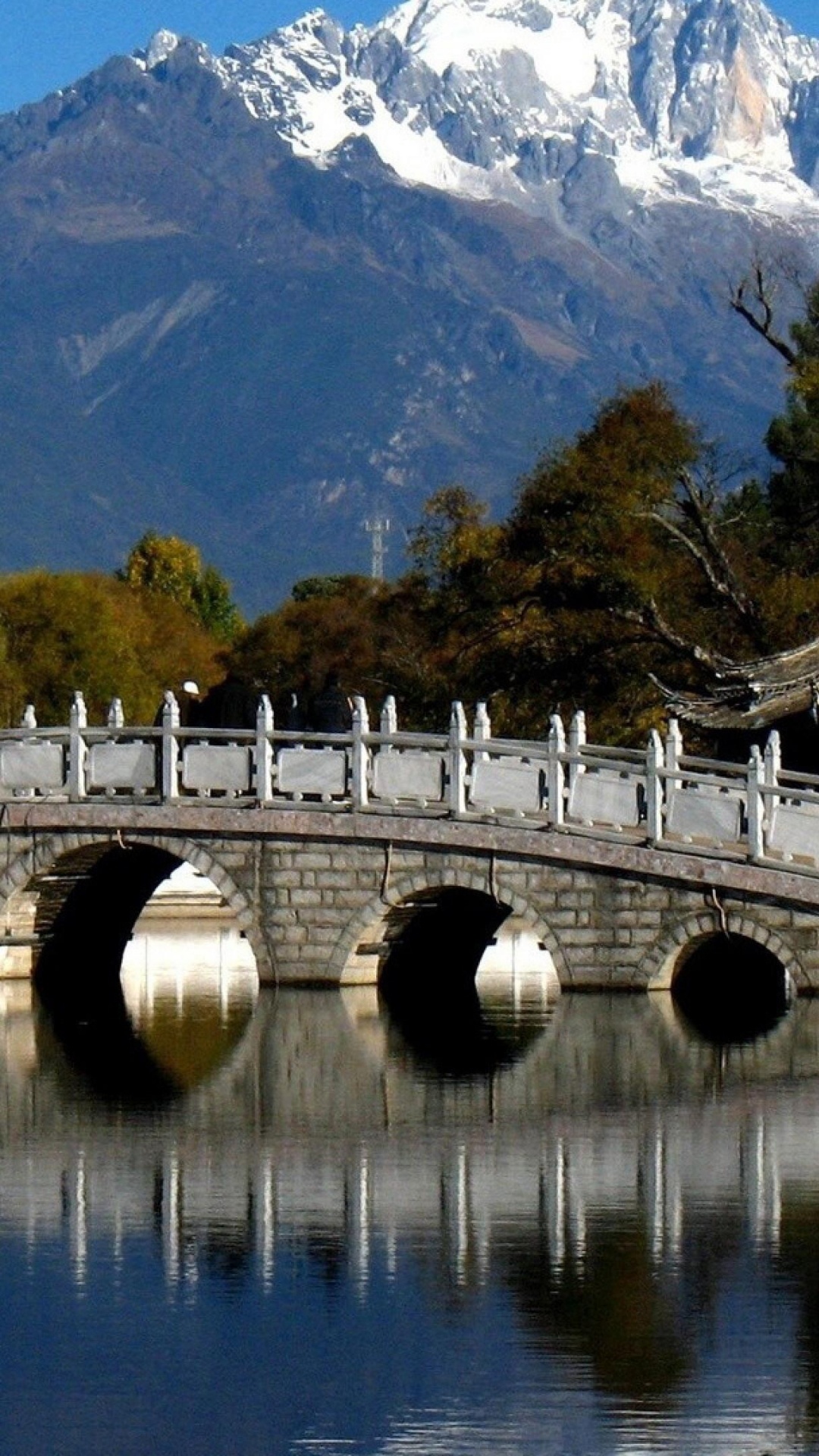 性质, 中国建筑, 反射, 旅游业, 里程碑 壁纸 1080x1920 允许