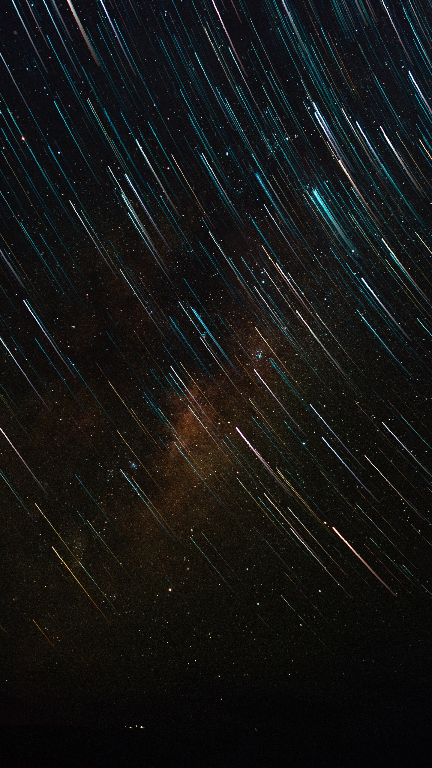 星的踪迹, 明星, 黑色的, 气氛, 空间 壁纸 1440x2560 允许