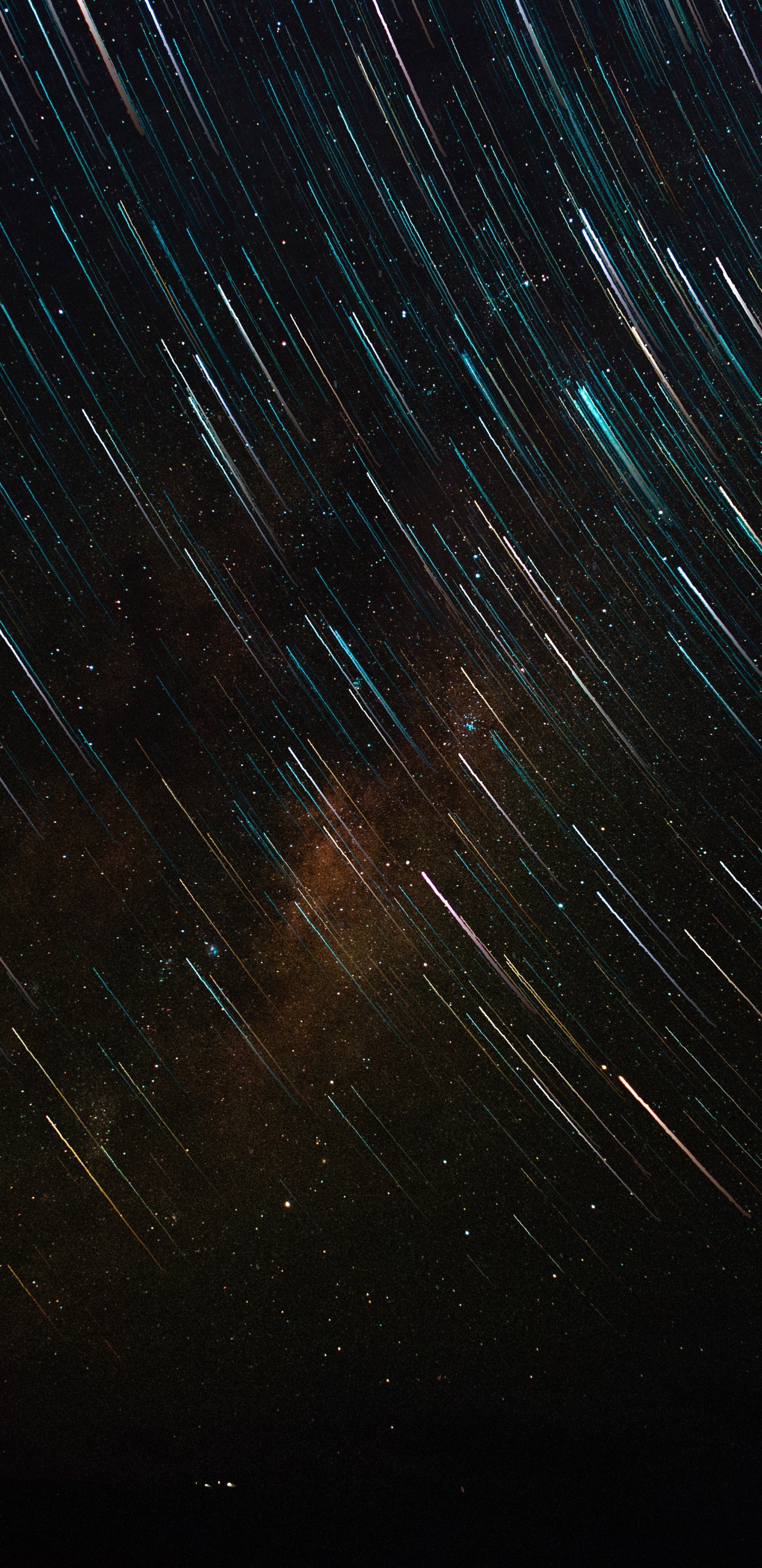 Starry Night Sky Over The Starry Night. Wallpaper in 1440x2960 Resolution