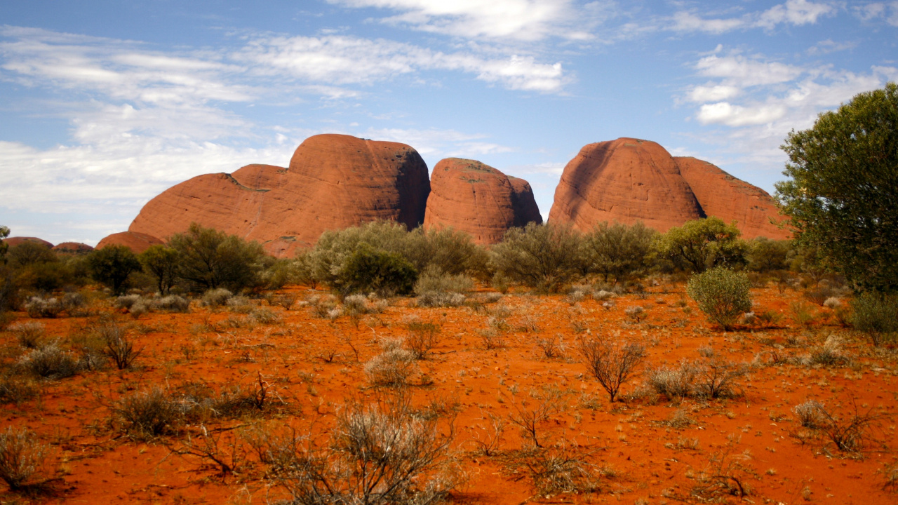 Brown Rock Formation Under Blue Sky During Daytime. Wallpaper in 1280x720 Resolution