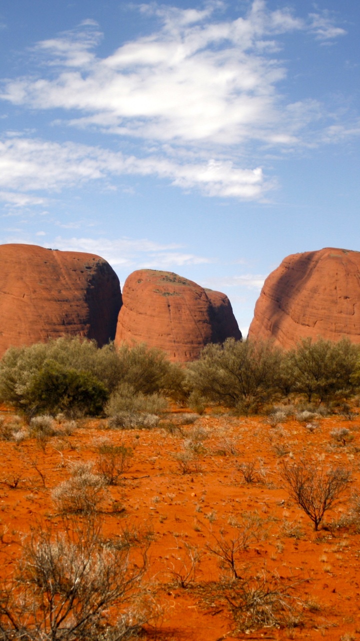 Brown Rock Formation Under Blue Sky During Daytime. Wallpaper in 720x1280 Resolution