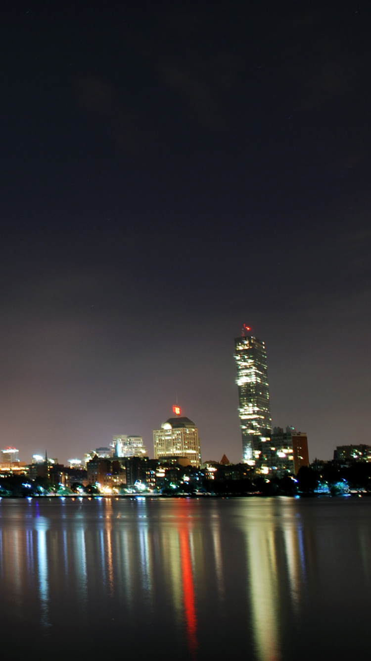 波士顿, 城市景观, 城市, 天际线, 大都会 壁纸 750x1334 允许