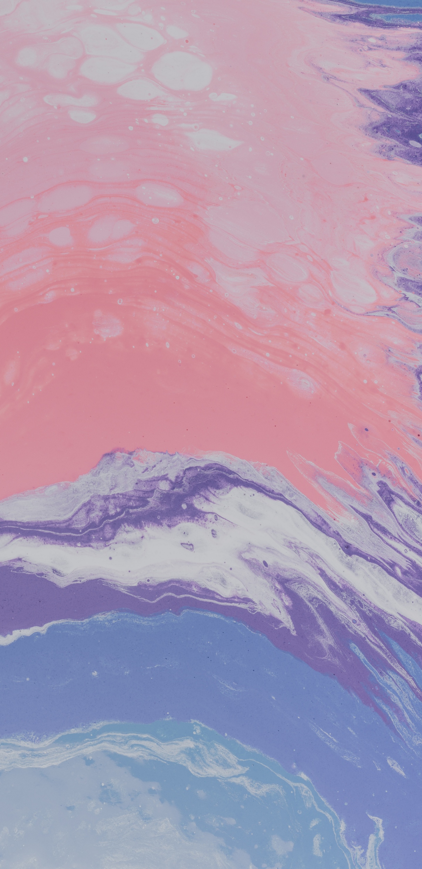 Blue and White Water Wave. Wallpaper in 1440x2960 Resolution