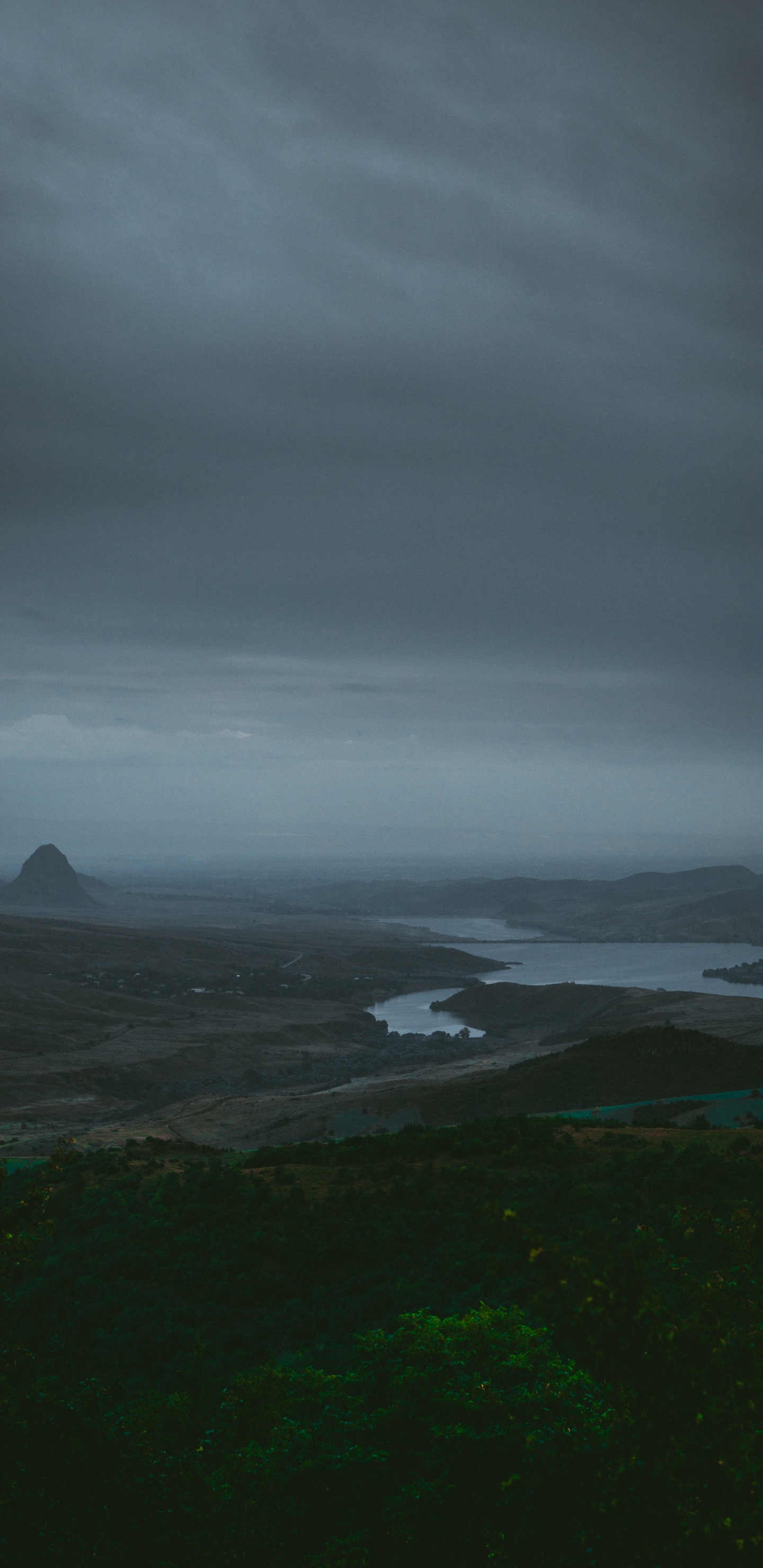 Highland, Green, Atmosphère, Horizon, Mer. Wallpaper in 1440x2960 Resolution