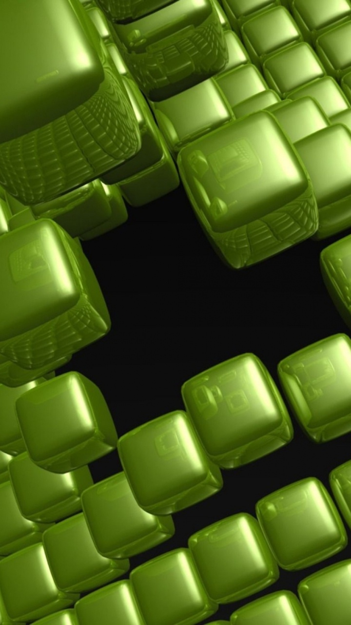 三维空间, 数码艺术, 艺术, 渲染, 立方体 壁纸 720x1280 允许