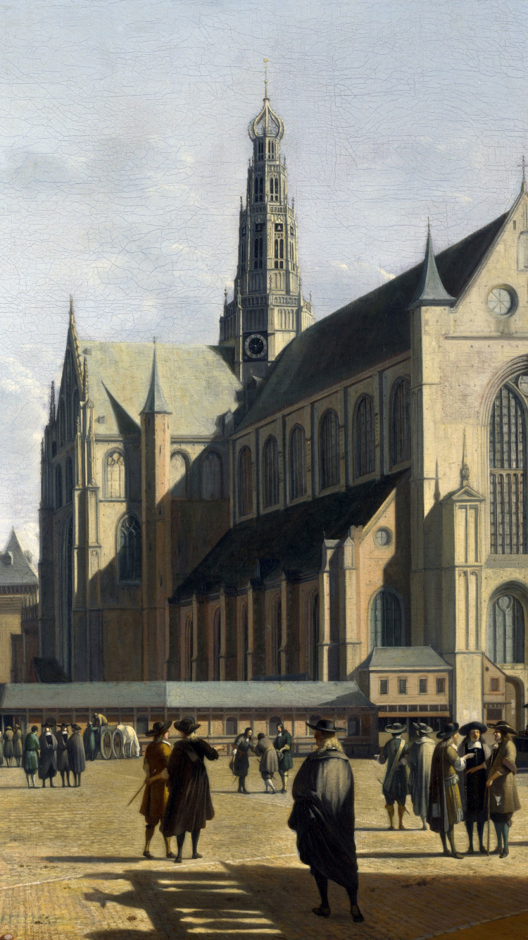 Personnes Marchant Dans la Rue Près D'un Bâtiment en Béton Brun Pendant la Journée. Wallpaper in 750x1334 Resolution