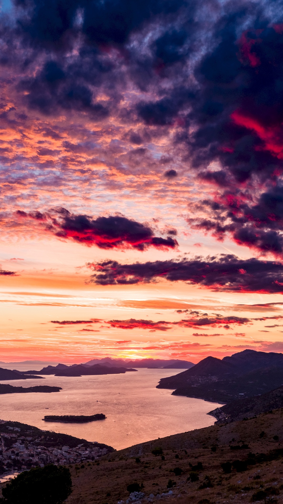 ALGUNA COSA, Afterglow, Naturaleza, Puesta, Paisaje Natural. Wallpaper in 1080x1920 Resolution