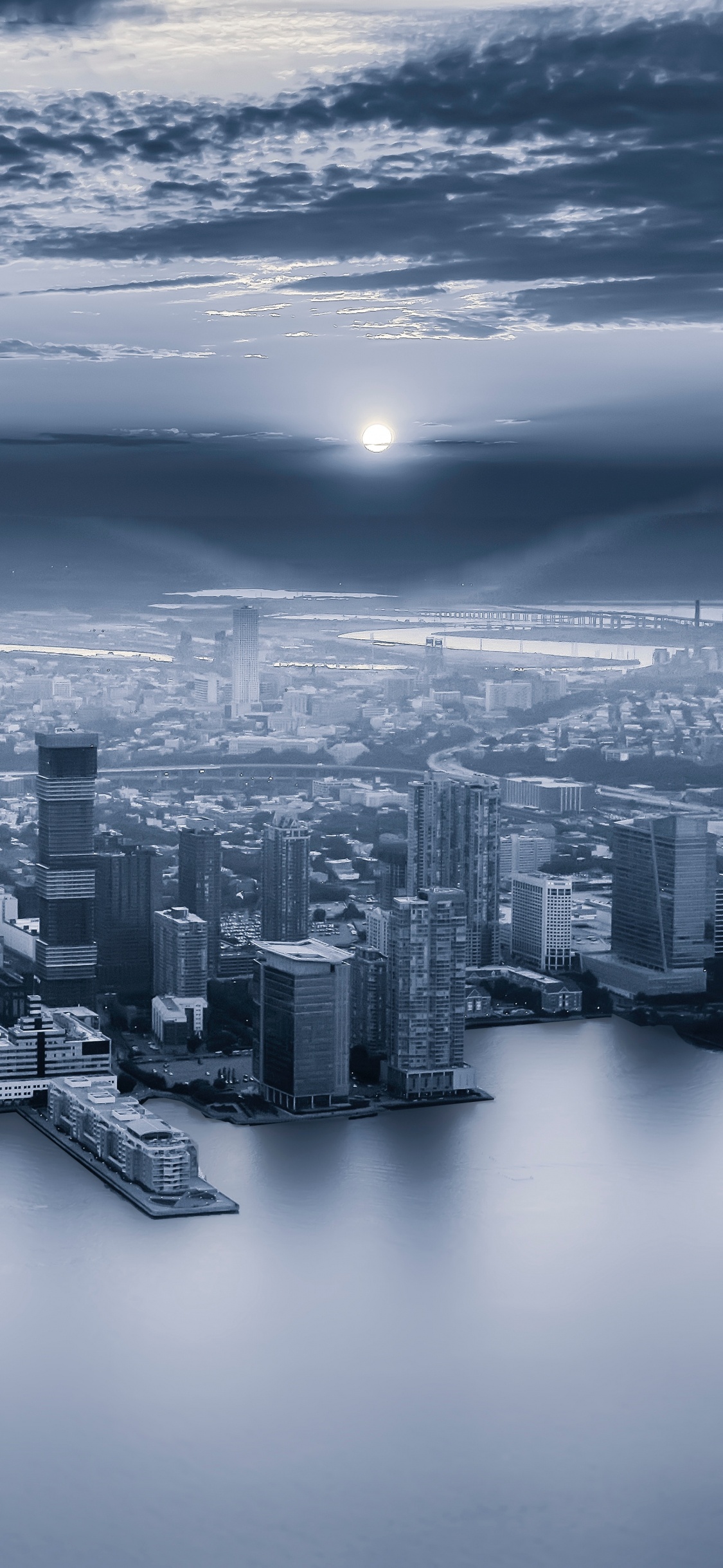 Cityscape, City, Urban Area, Metropolis, Skyscraper. Wallpaper in 1125x2436 Resolution