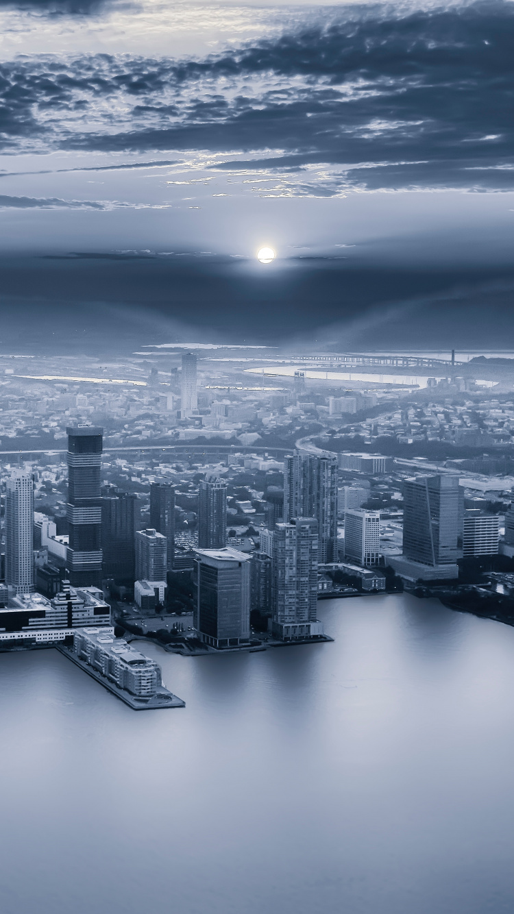 Cityscape, City, Urban Area, Metropolis, Skyscraper. Wallpaper in 750x1334 Resolution