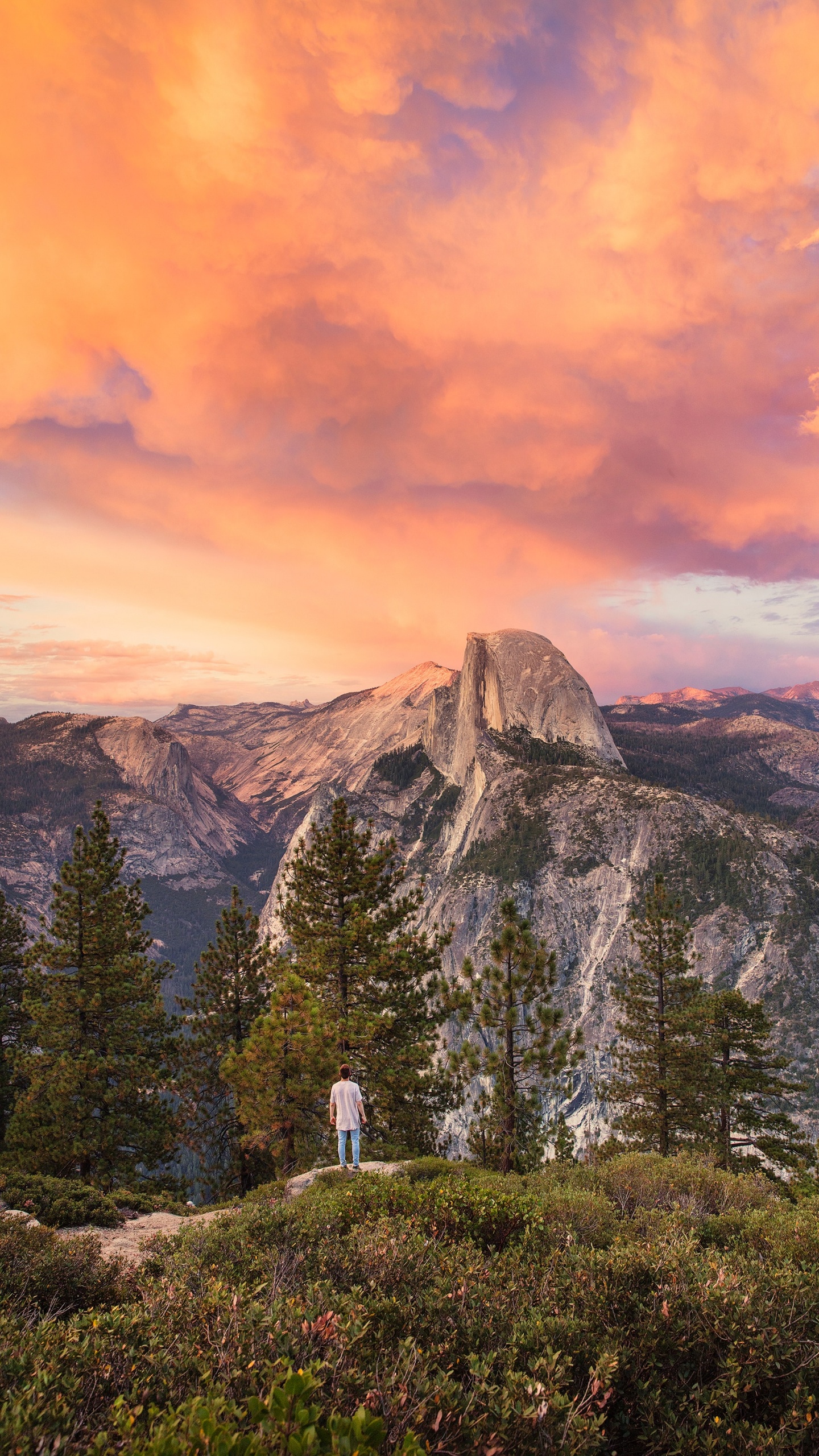 Highland, Naturaleza, Alpes, Puesta, Montaña. Wallpaper in 1440x2560 Resolution