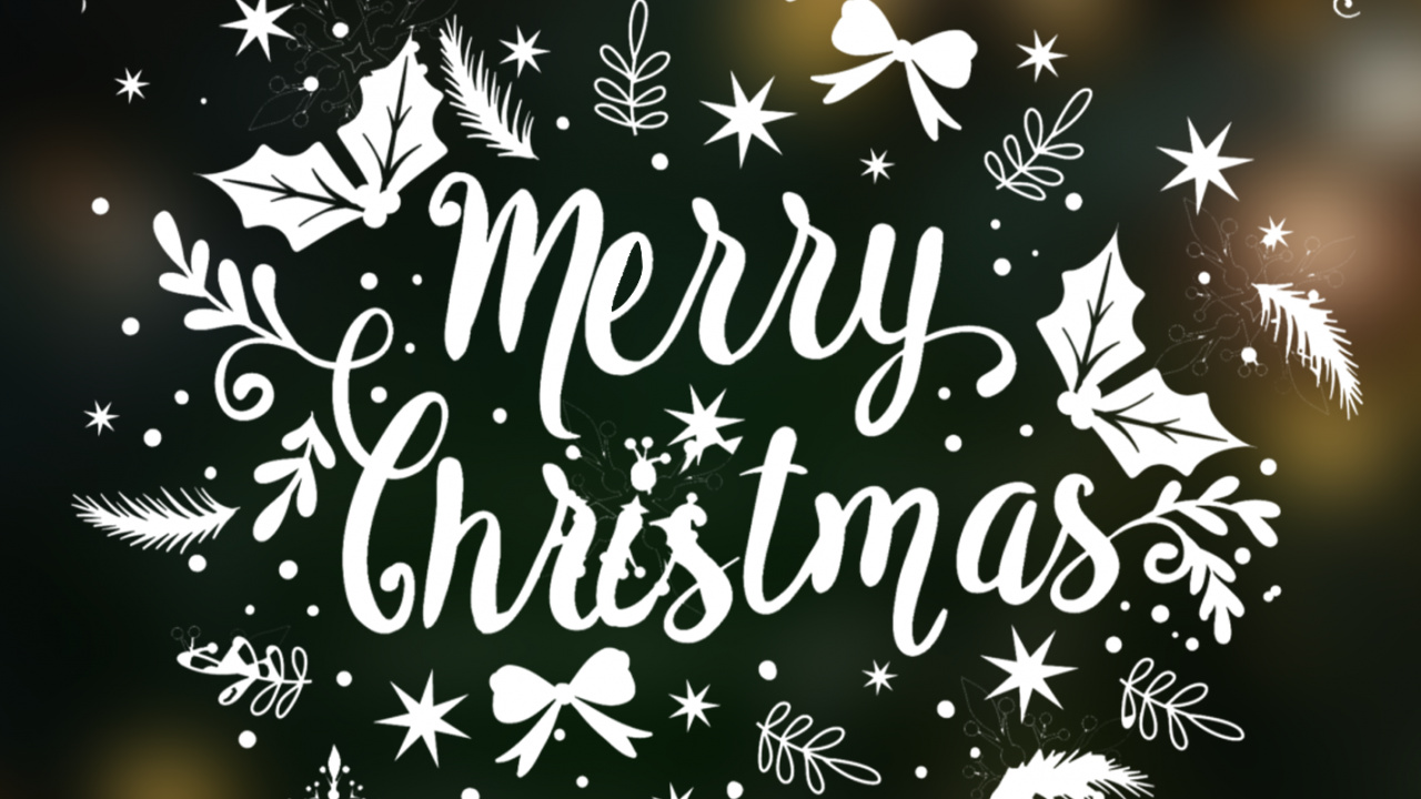 Nochevieja, Navidad, Naturaleza, Android, Texto. Wallpaper in 1280x720 Resolution