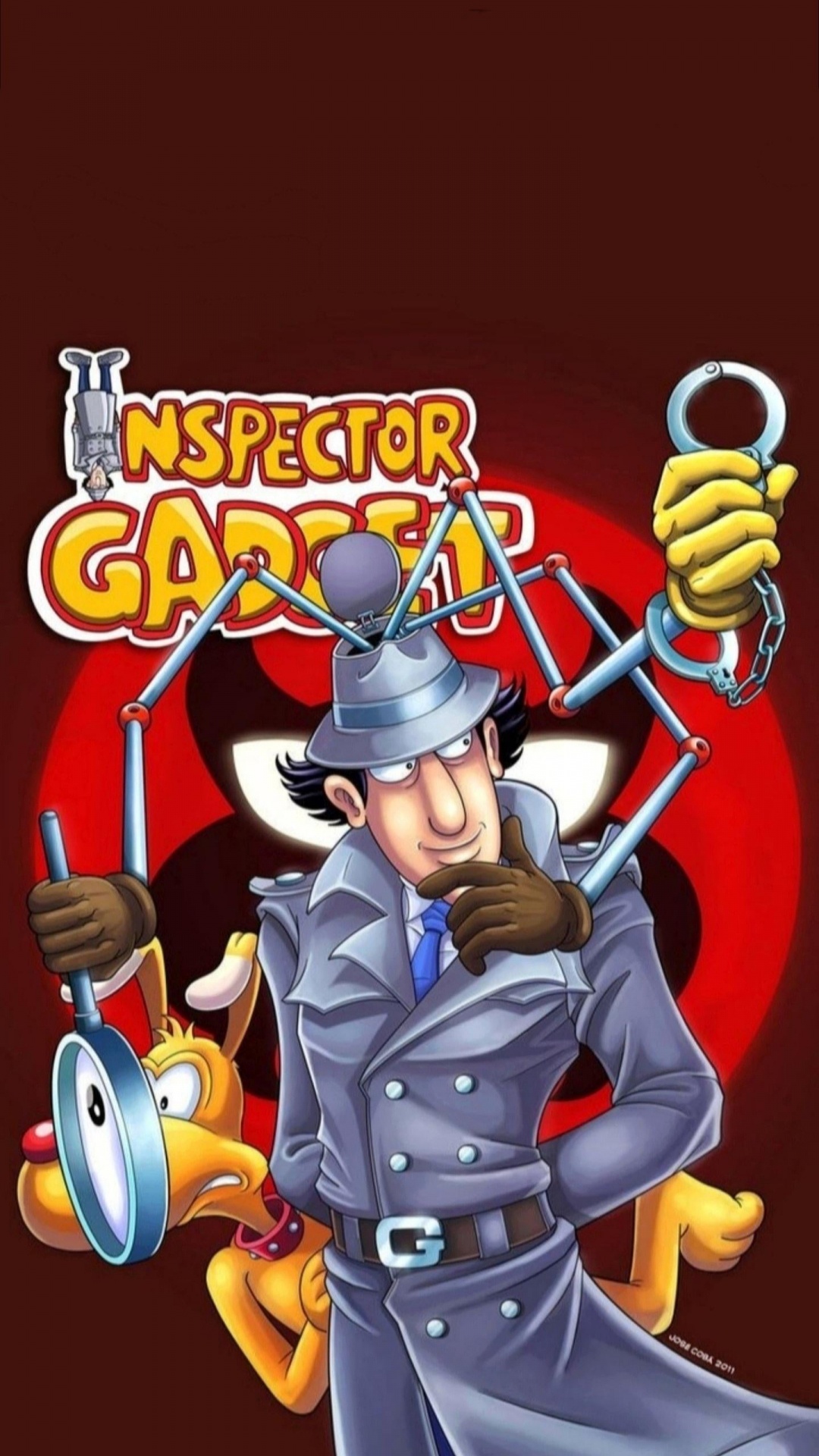 Inspecteur Gadget, Penny, dr Griffe, Cerveau, Cartoon. Wallpaper in 1080x1920 Resolution