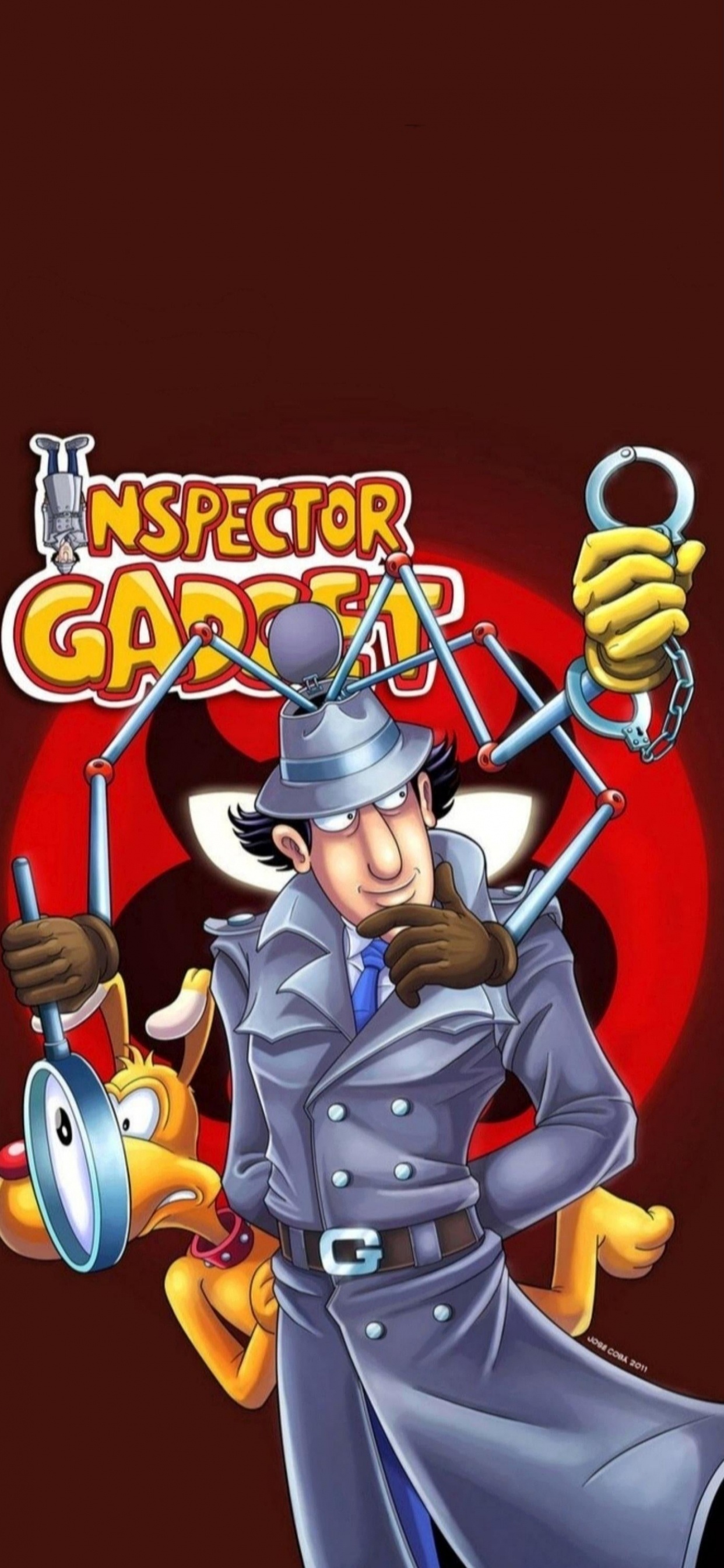 Inspector Gadget, Penny, dr Claw, Brain, Cartoon. Wallpaper in 1242x2688 Resolution