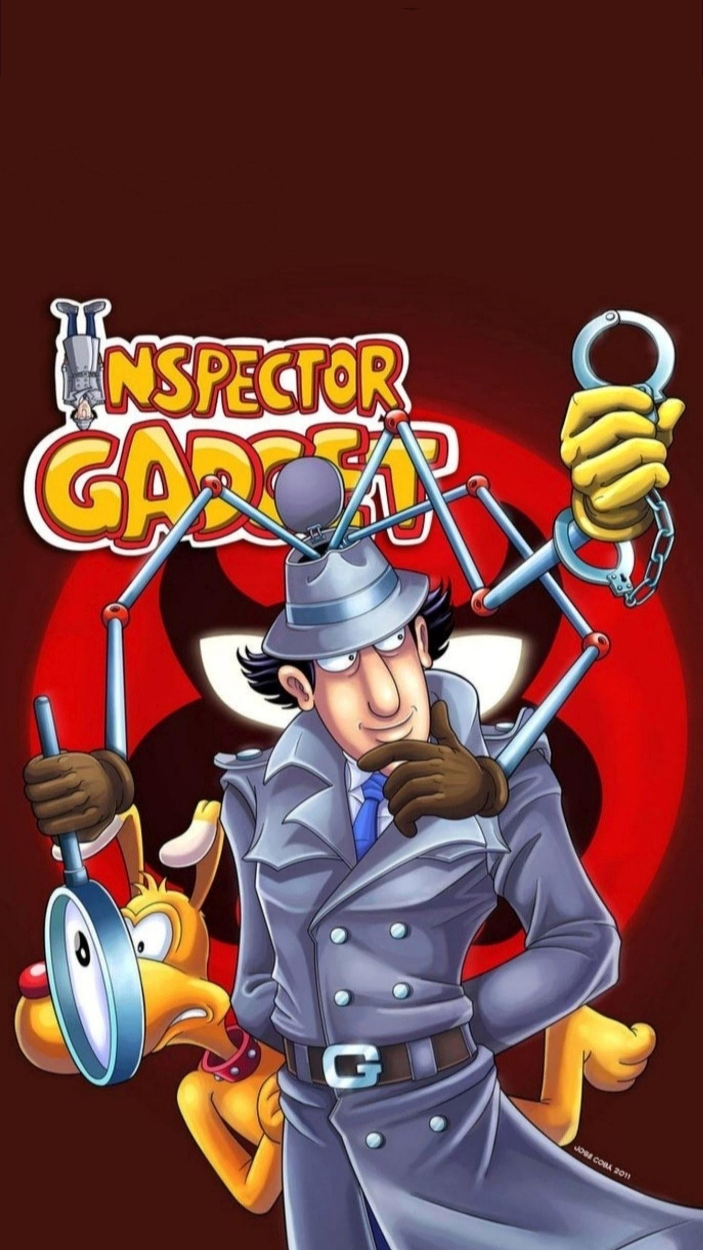 Inspector Gadget, Penny, dr Claw, Brain, Cartoon. Wallpaper in 1440x2560 Resolution