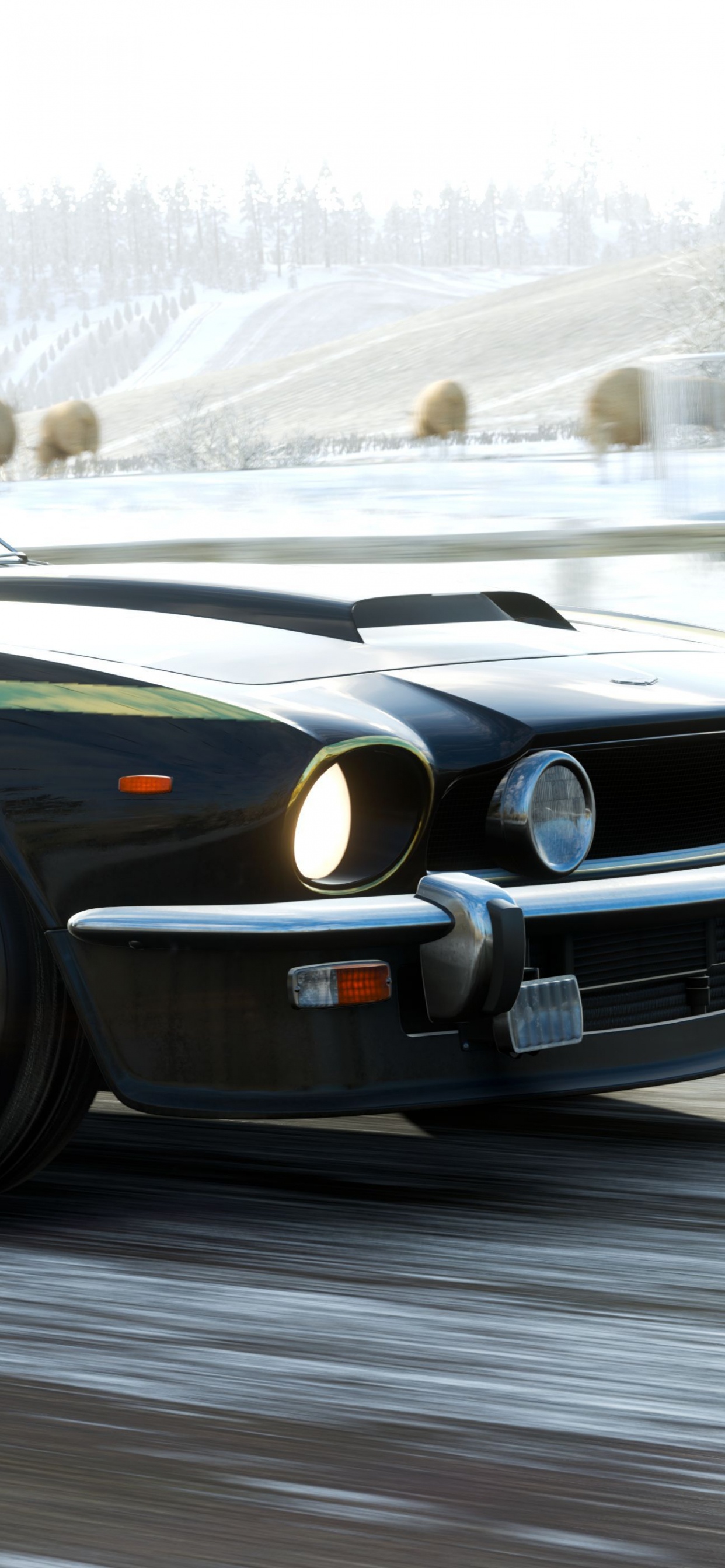 Black Porsche 911 on Road During Daytime. Wallpaper in 1242x2688 Resolution