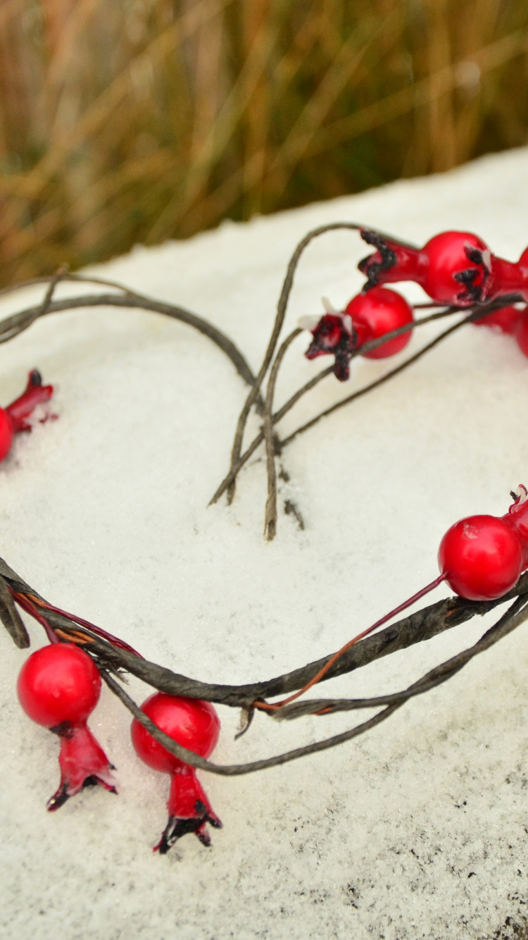 Heart, Red, Fashion Accessory, Jewellery, Hair Accessory. Wallpaper in 750x1334 Resolution