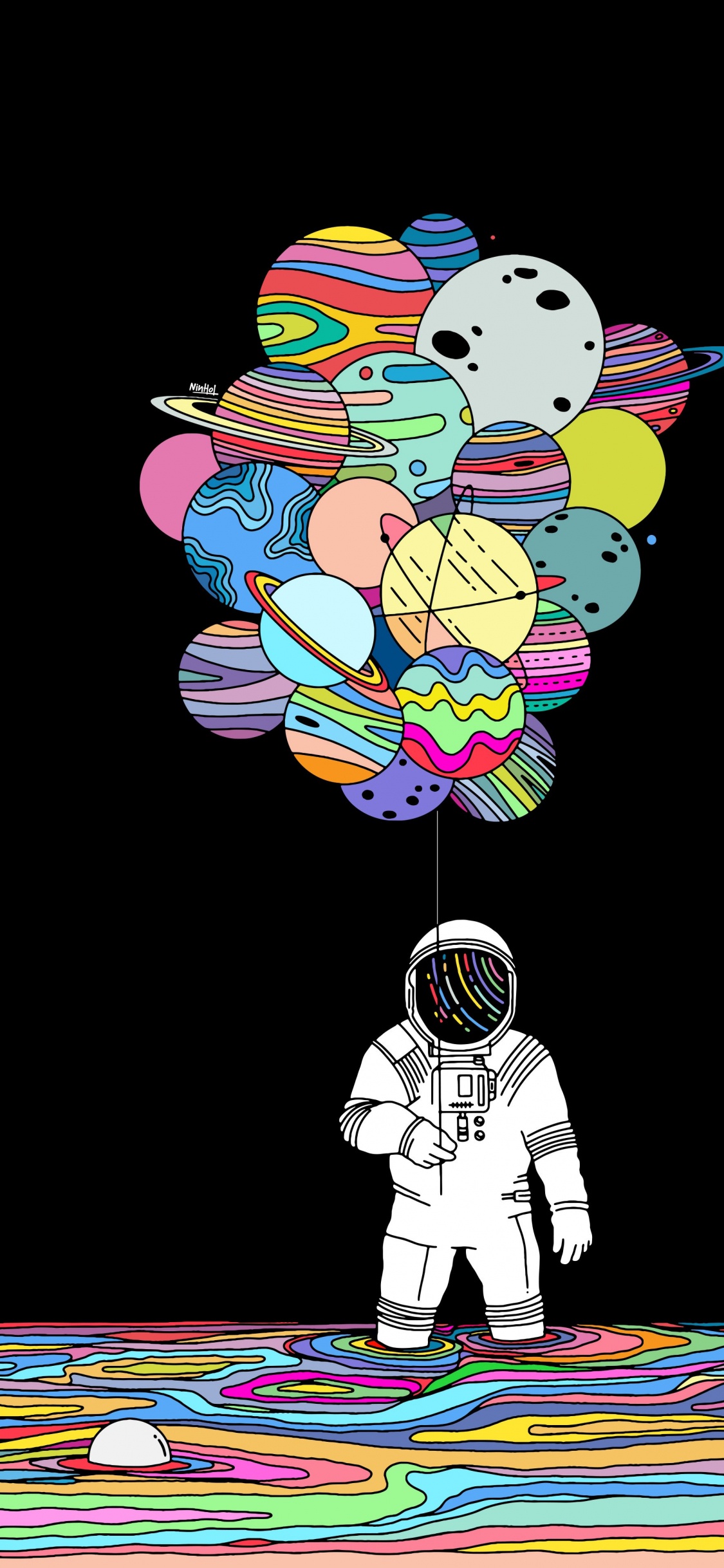 Ilustración, Cartel, Dibujo, Arte, Cuerpo Humano. Wallpaper in 1125x2436 Resolution