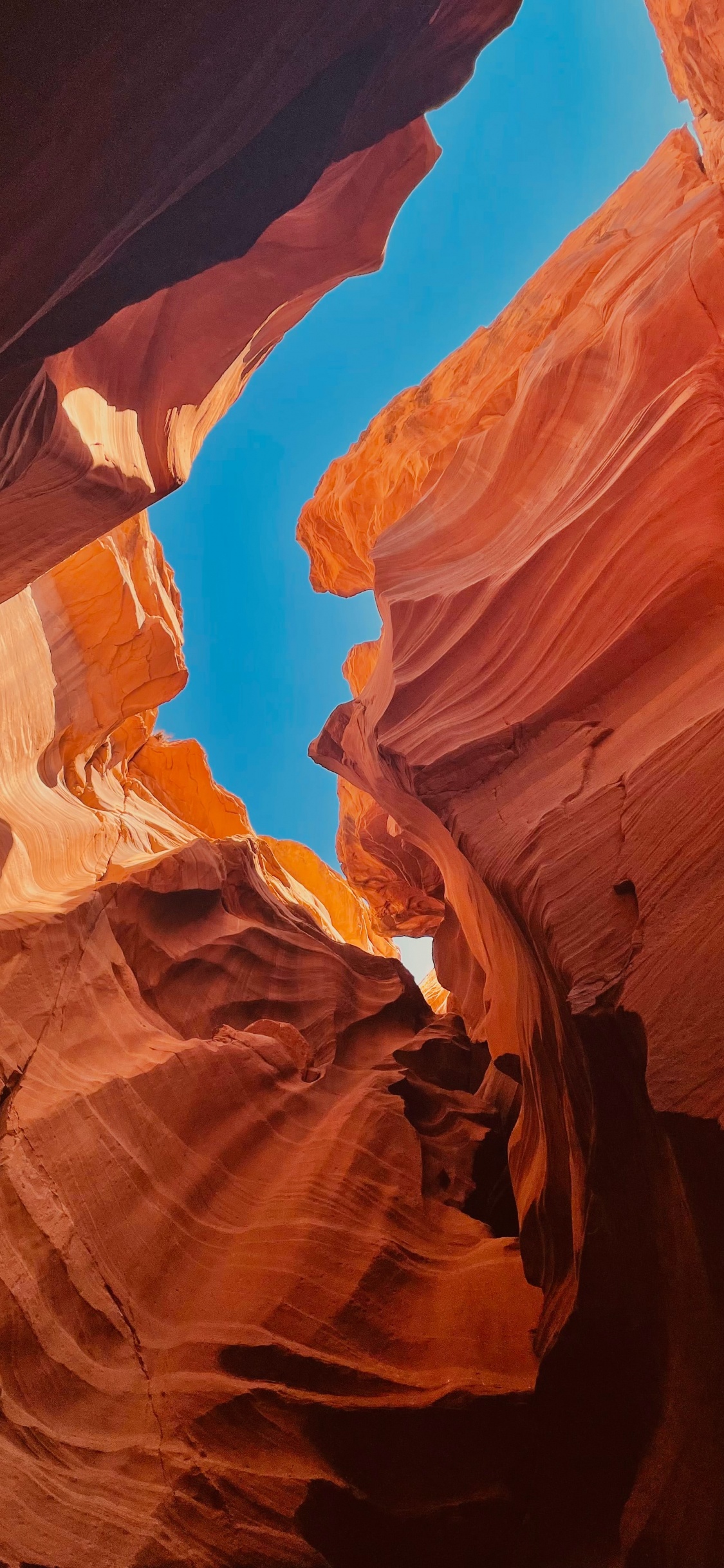Canyon, Antelope Canyon, Natural Environment, Bedrock, Natural Landscape. Wallpaper in 1125x2436 Resolution