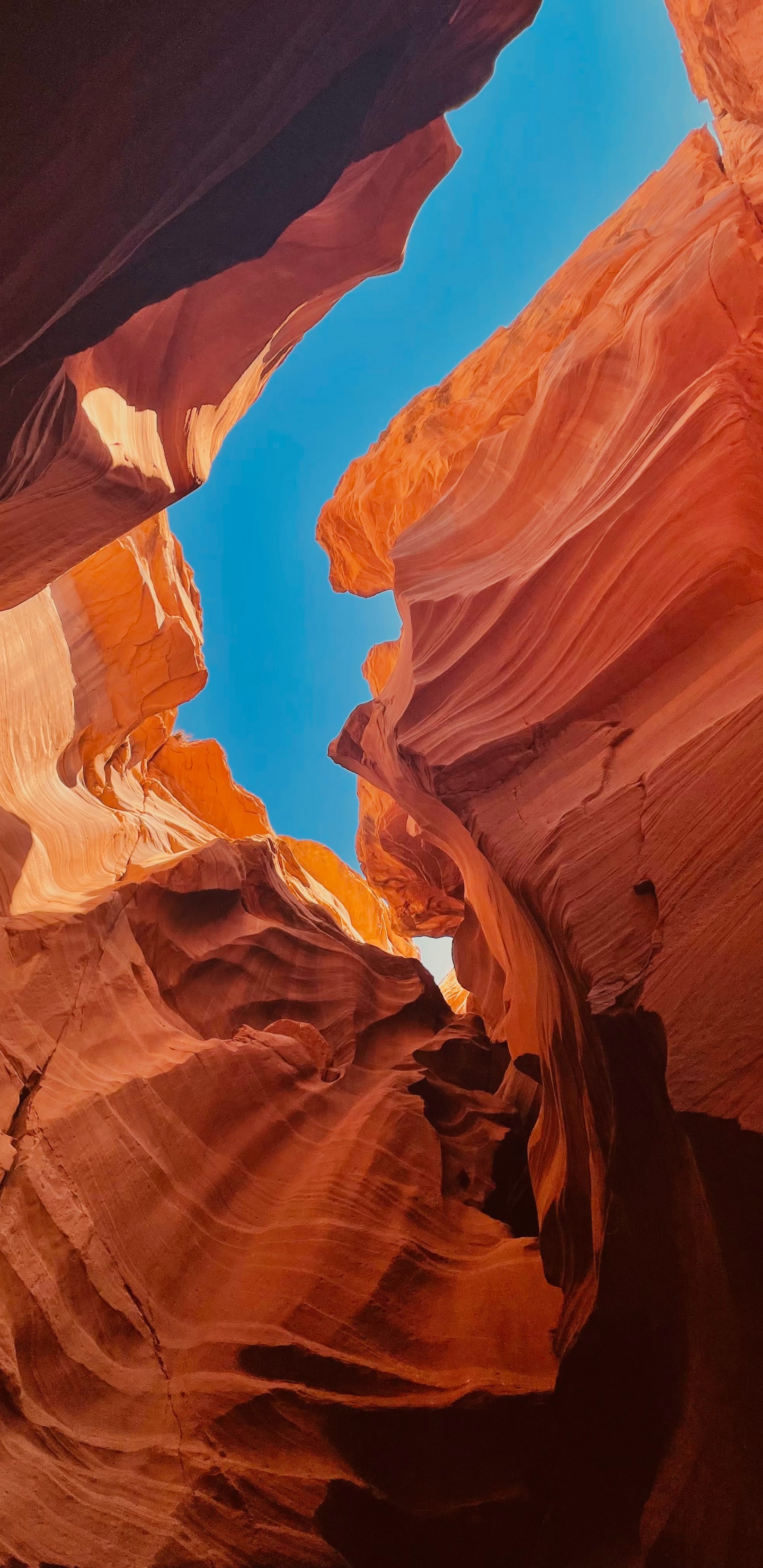 Canyon, Antelope Canyon, Natural Environment, Bedrock, Natural Landscape. Wallpaper in 1440x2960 Resolution