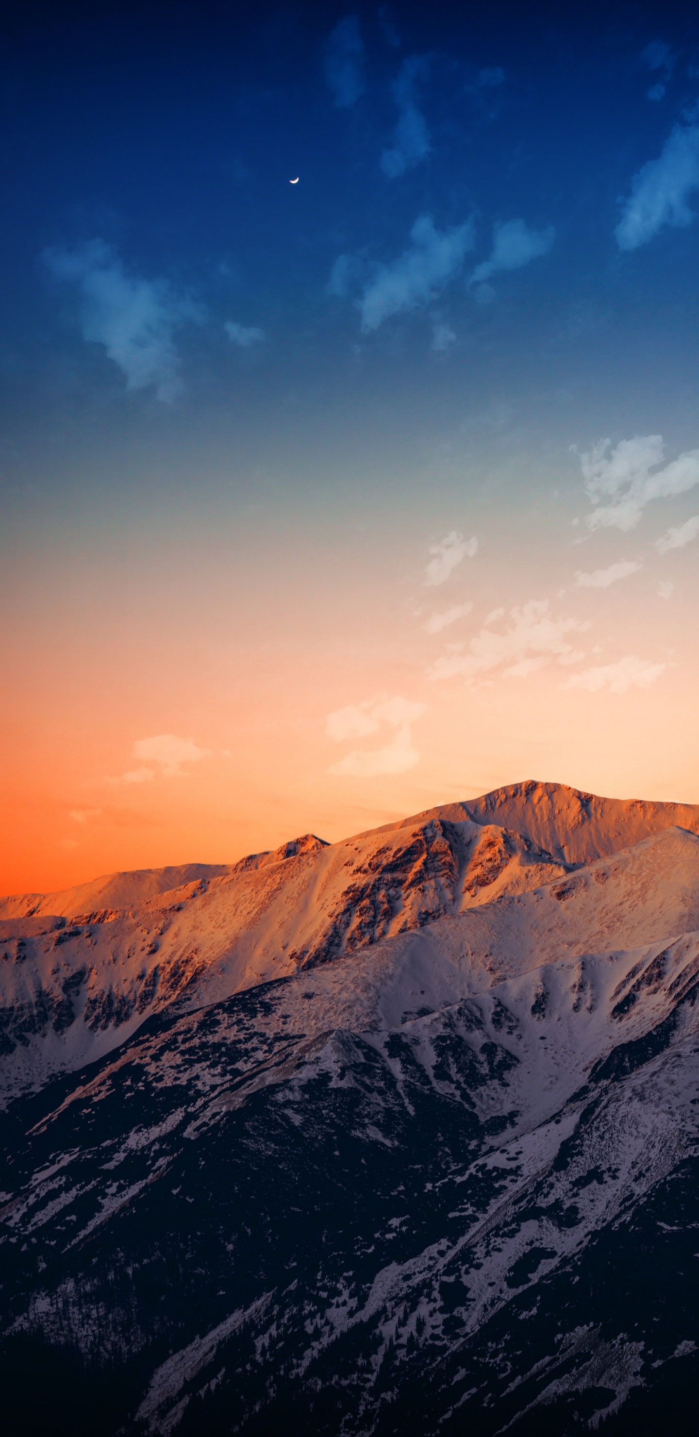 Ambiente, Montaña, Ecorregión, Afterglow, Highland. Wallpaper in 1440x2960 Resolution