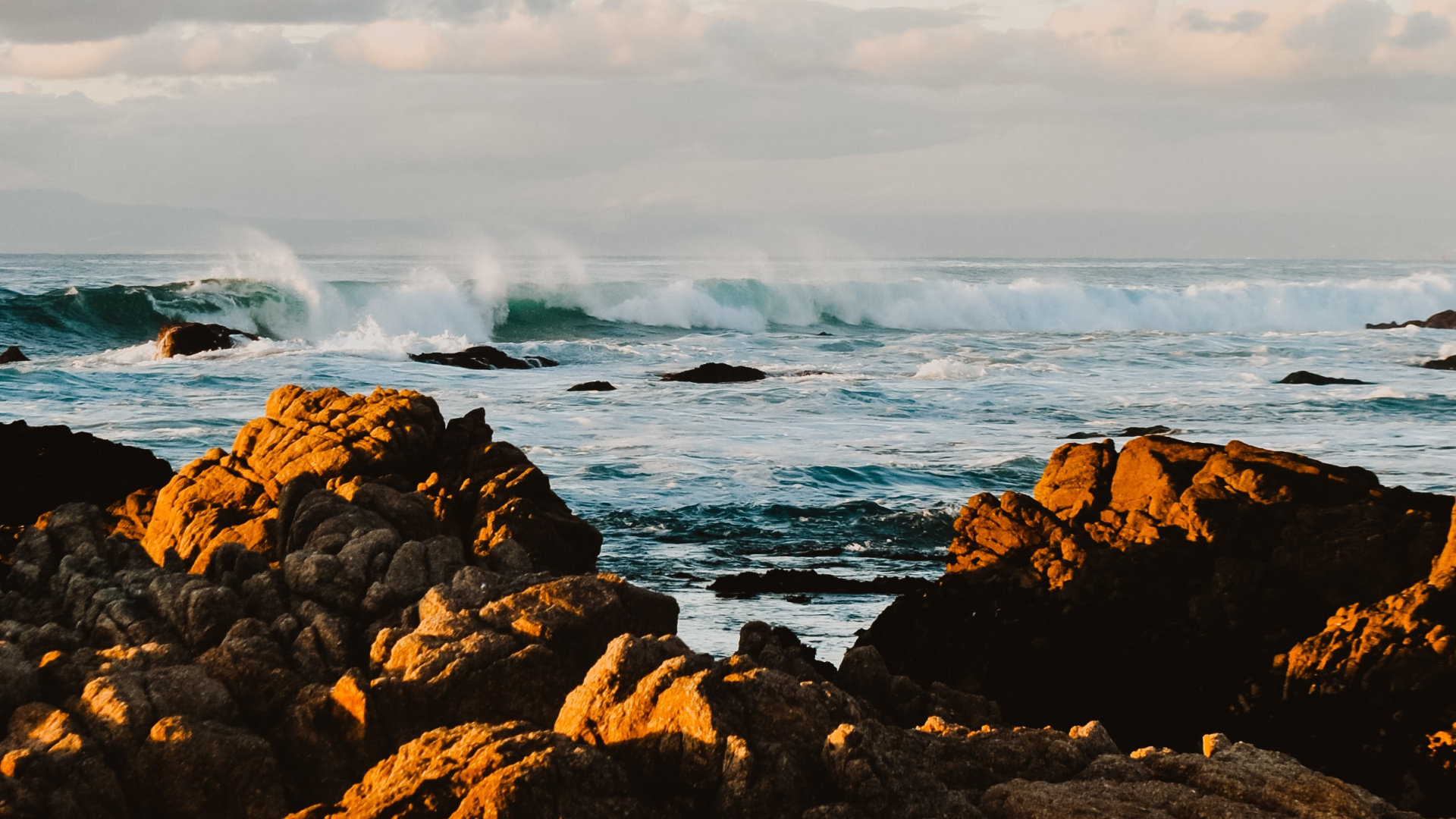 Body of Water, Sea, Wave, Ocean, Horizon. Wallpaper in 1920x1080 Resolution