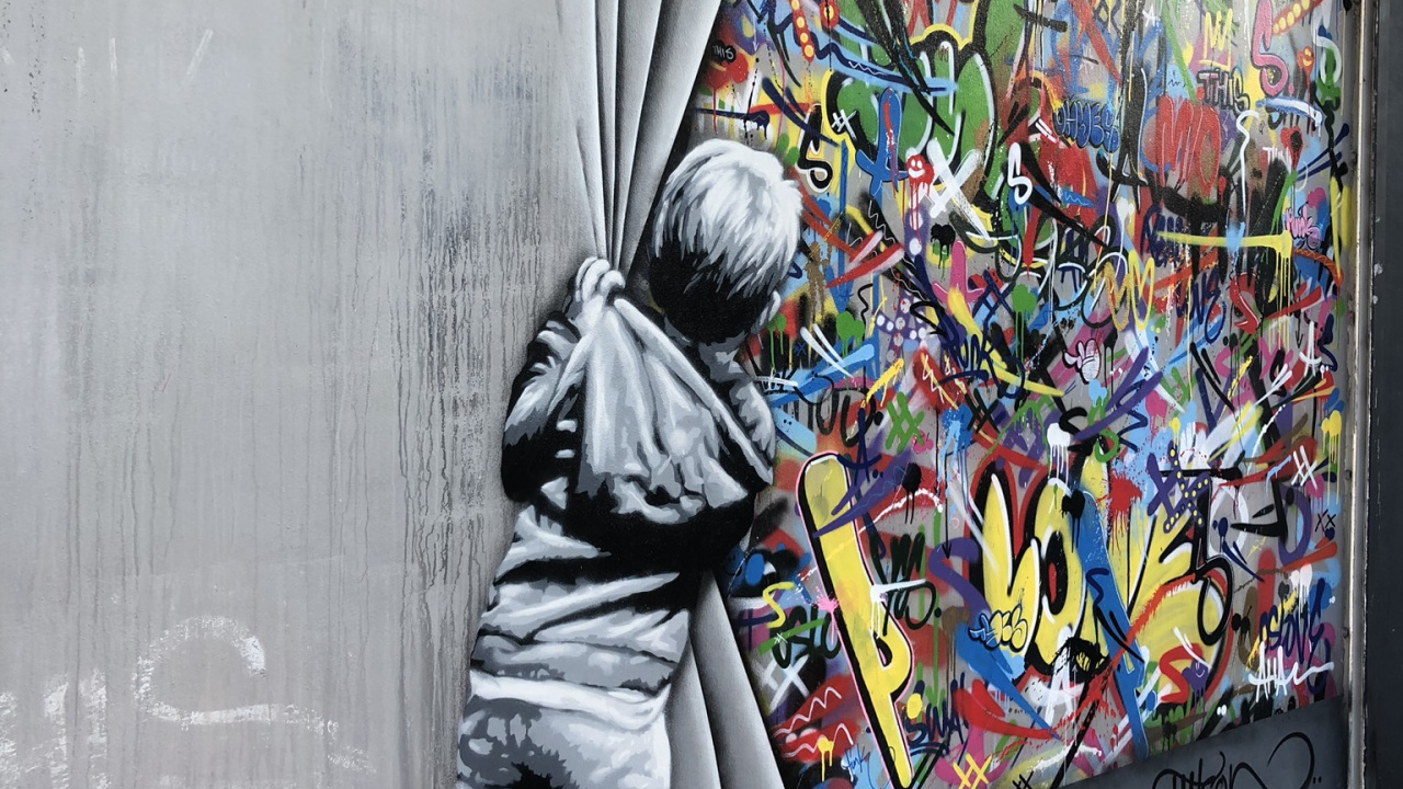 Miami, Streetart, Kunst, Graffiti, Malerei. Wallpaper in 1280x720 Resolution