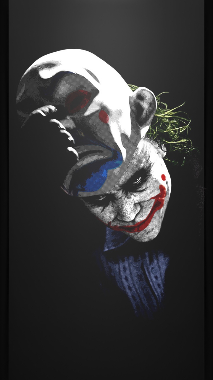Bromista de Heath Ledger, Supervillano, Quijada, Pintura, Arte. Wallpaper in 720x1280 Resolution