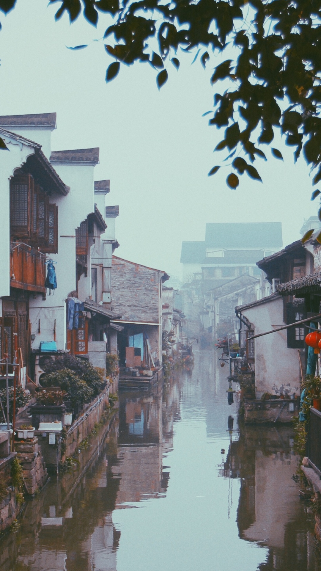 Shaoxing China, Shaoxing, Ciudad, la Vía Navegable, Barrio. Wallpaper in 1080x1920 Resolution