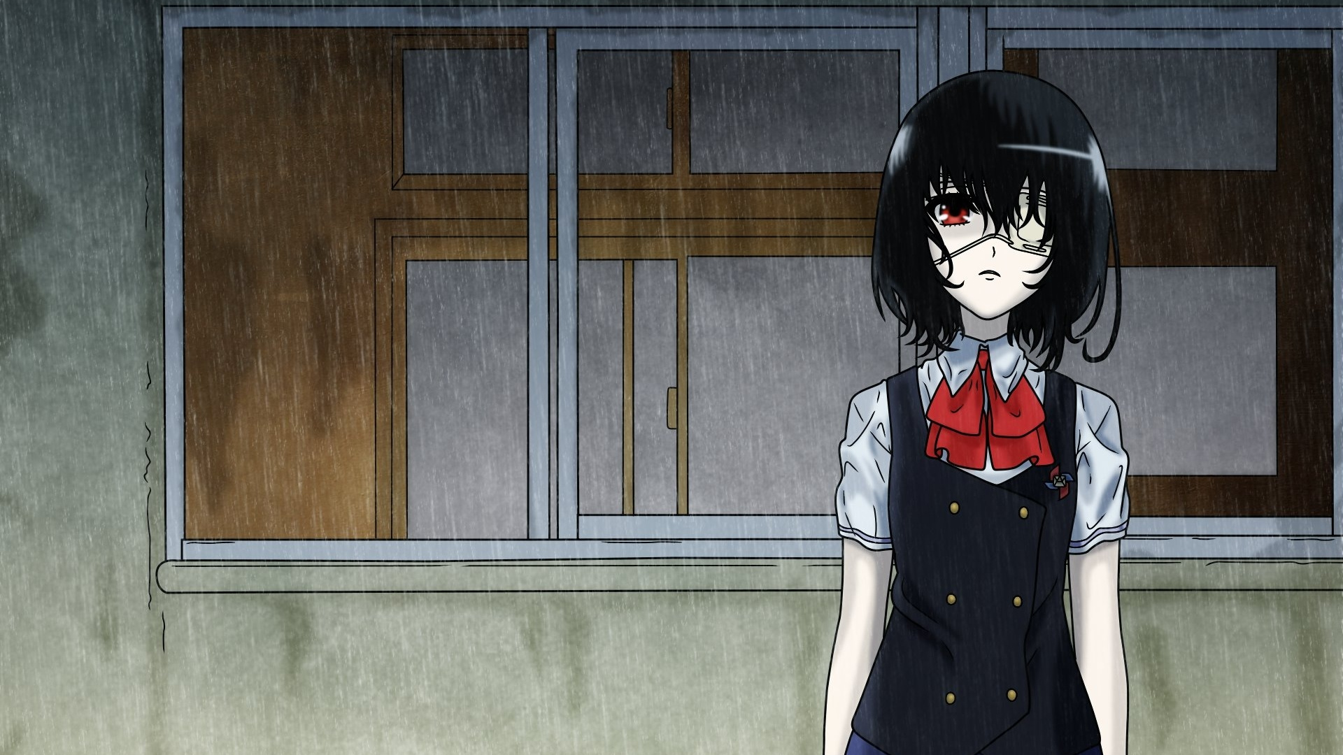 Black Haired Male Anime Character. Wallpaper in 1920x1080 Resolution