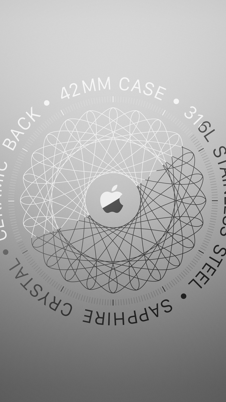 Circulo, el Macbook Air, Apple, Macbook, Logotipo. Wallpaper in 750x1334 Resolution