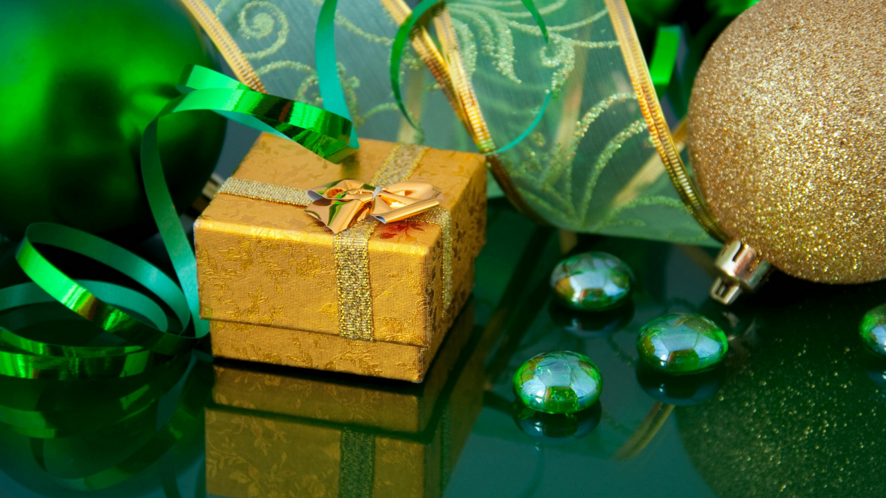 圣诞节那天, 圣诞节的装饰品, 新的一年, 圣诞装饰, 假日 壁纸 1280x720 允许