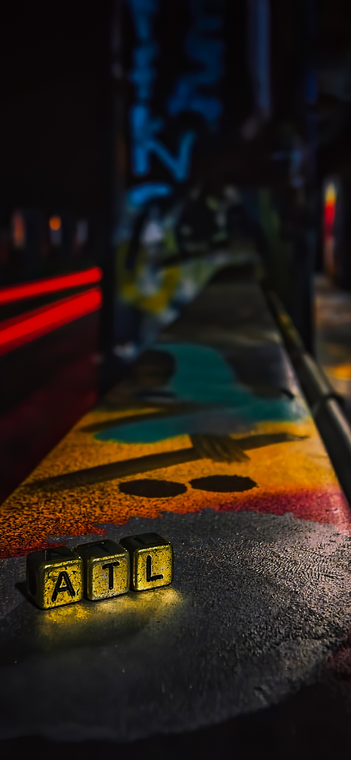 Visual Arts, Automotive Lighting, Fahrbahn, Asphalt, Kunst. Wallpaper in 1125x2436 Resolution