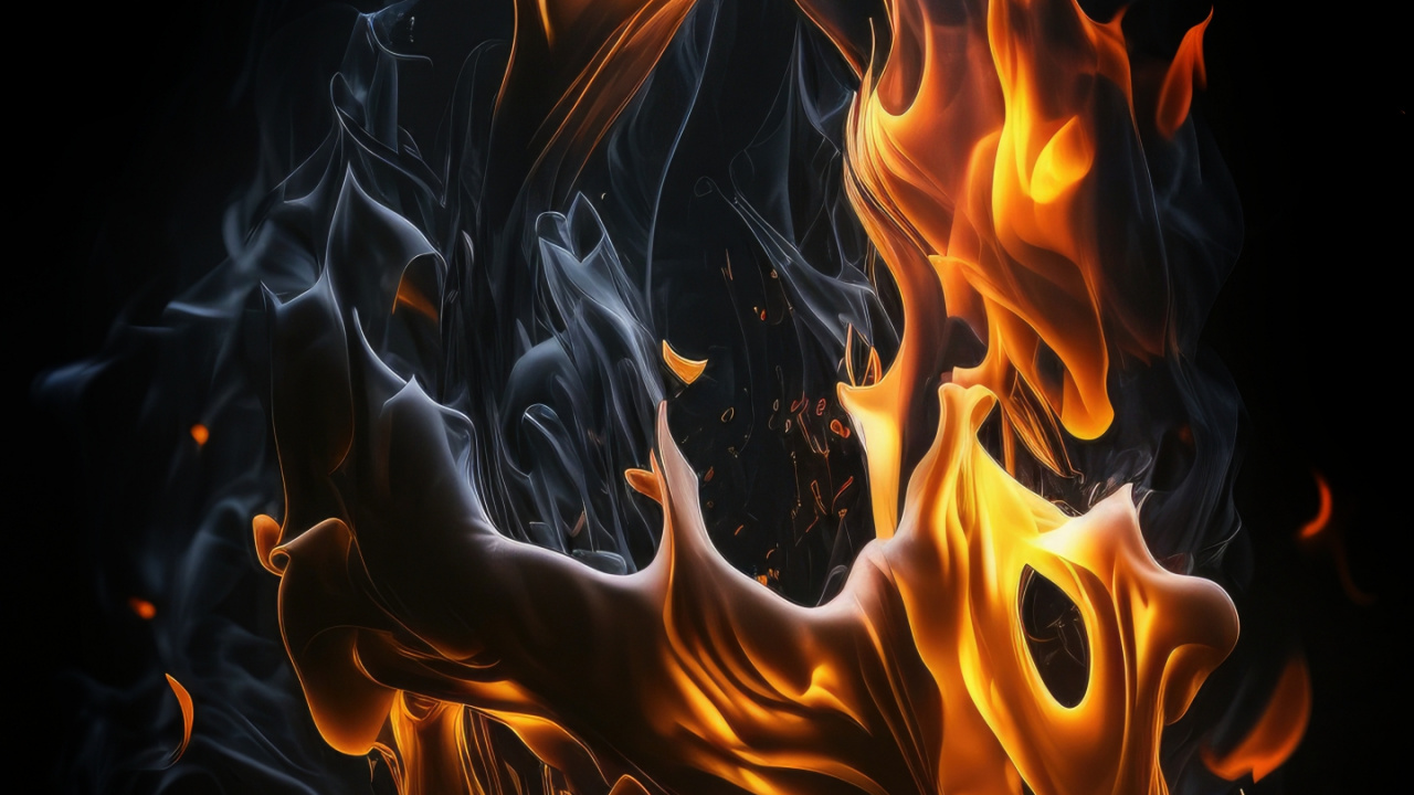 Flame, Art, Design, Visual Arts, Graphic Design. Wallpaper in 1280x720 Resolution