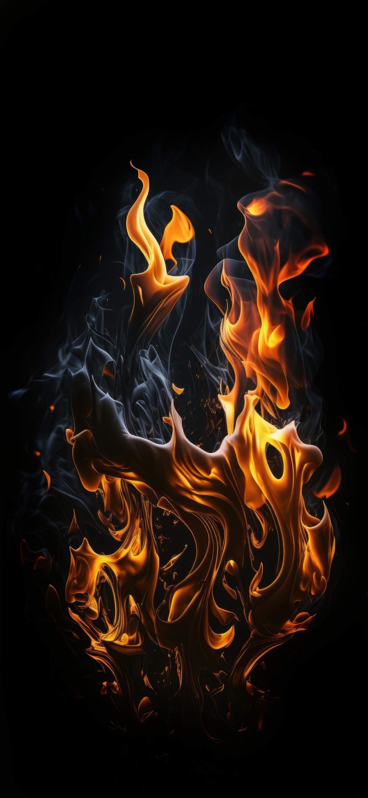 Flamme, Kunst, Design, Visual Arts, Grafik-design. Wallpaper in 1242x2688 Resolution